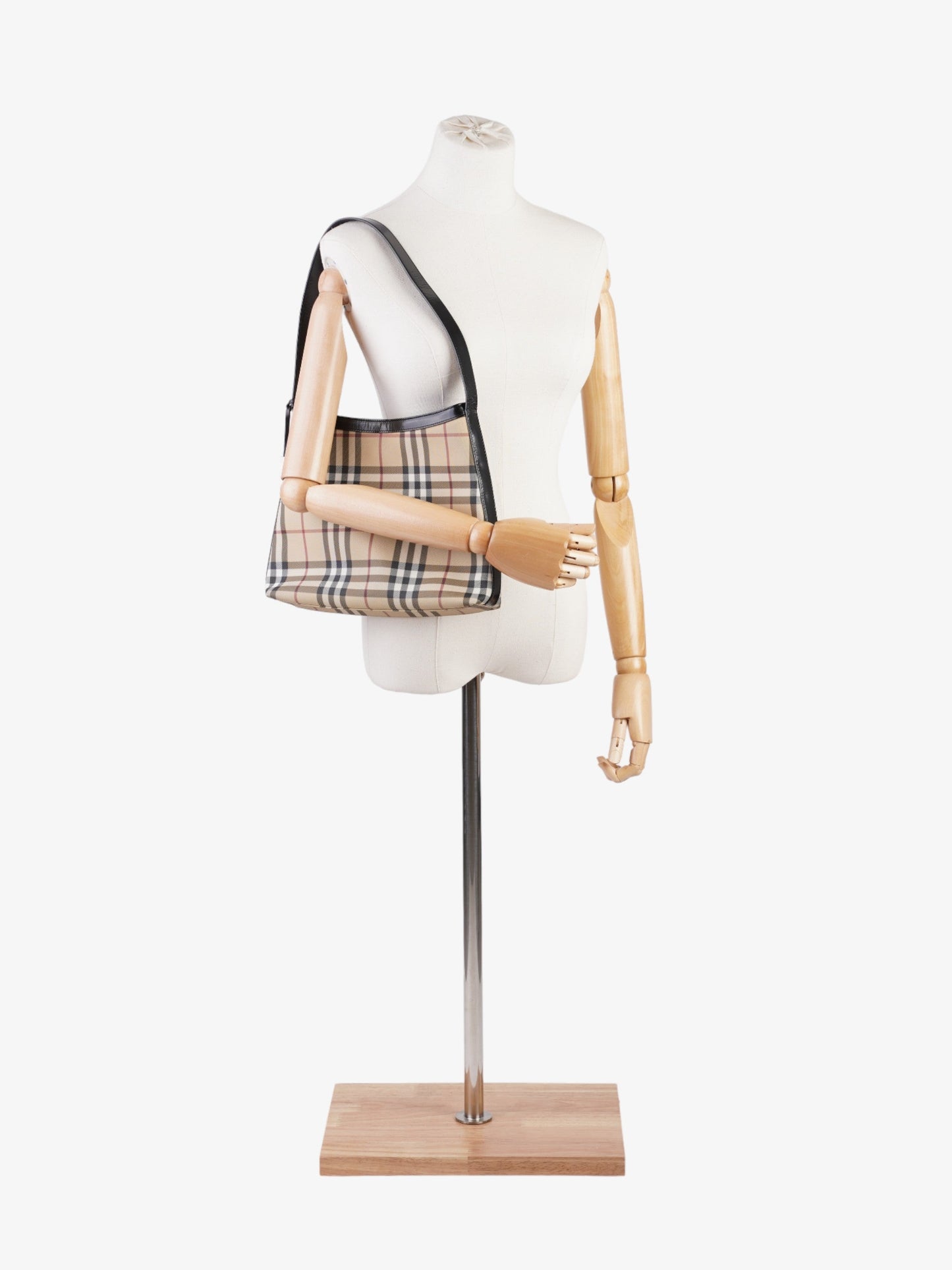 Burberry Check Shoulder Bag Nova Check Canvas