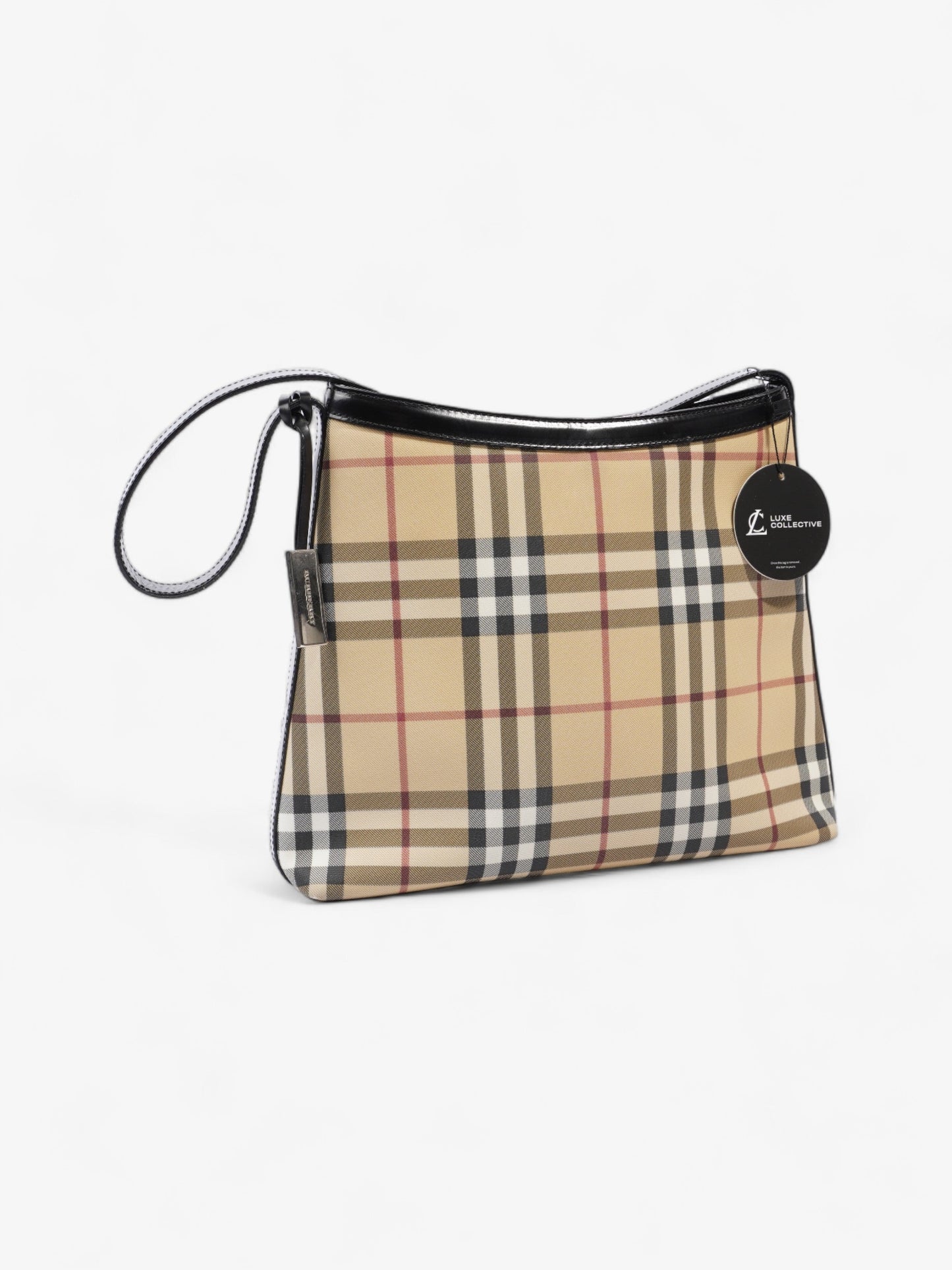 Burberry Check Shoulder Bag Nova Check Canvas