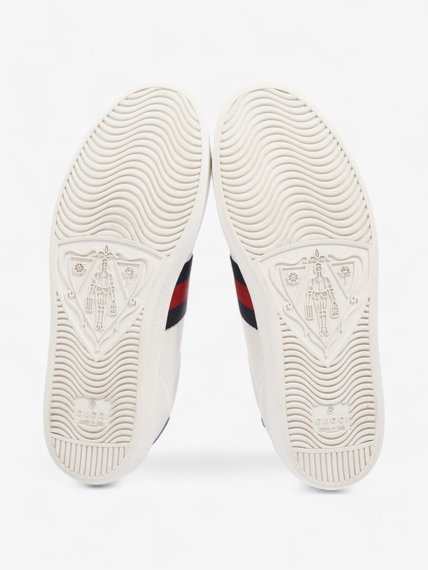 Gucci Ace Sneakers White / Navy Blue / Red Leather EU 37 UK 4