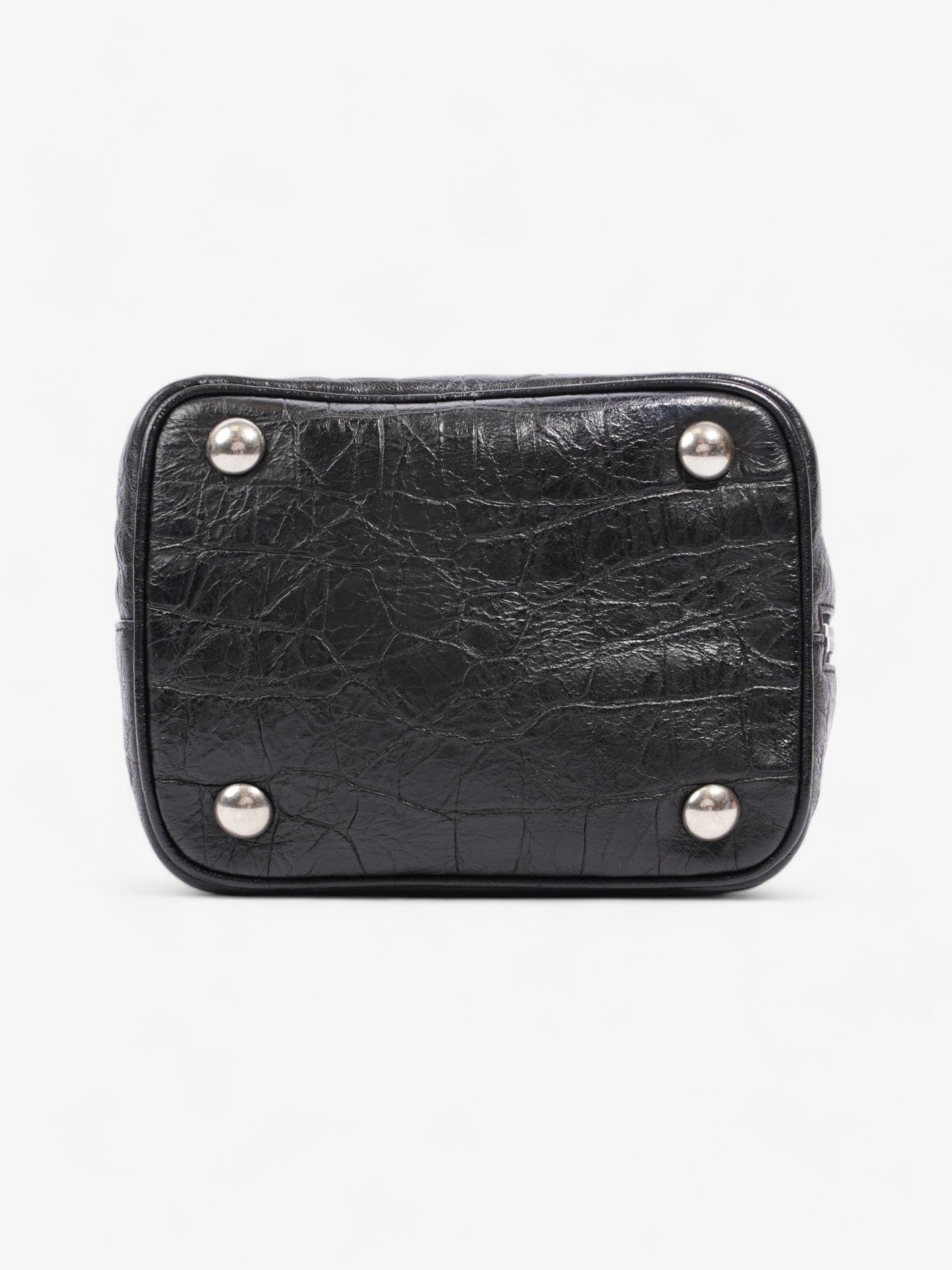 Saint Laurent Emmanuelle Baby Black Embossed Leather