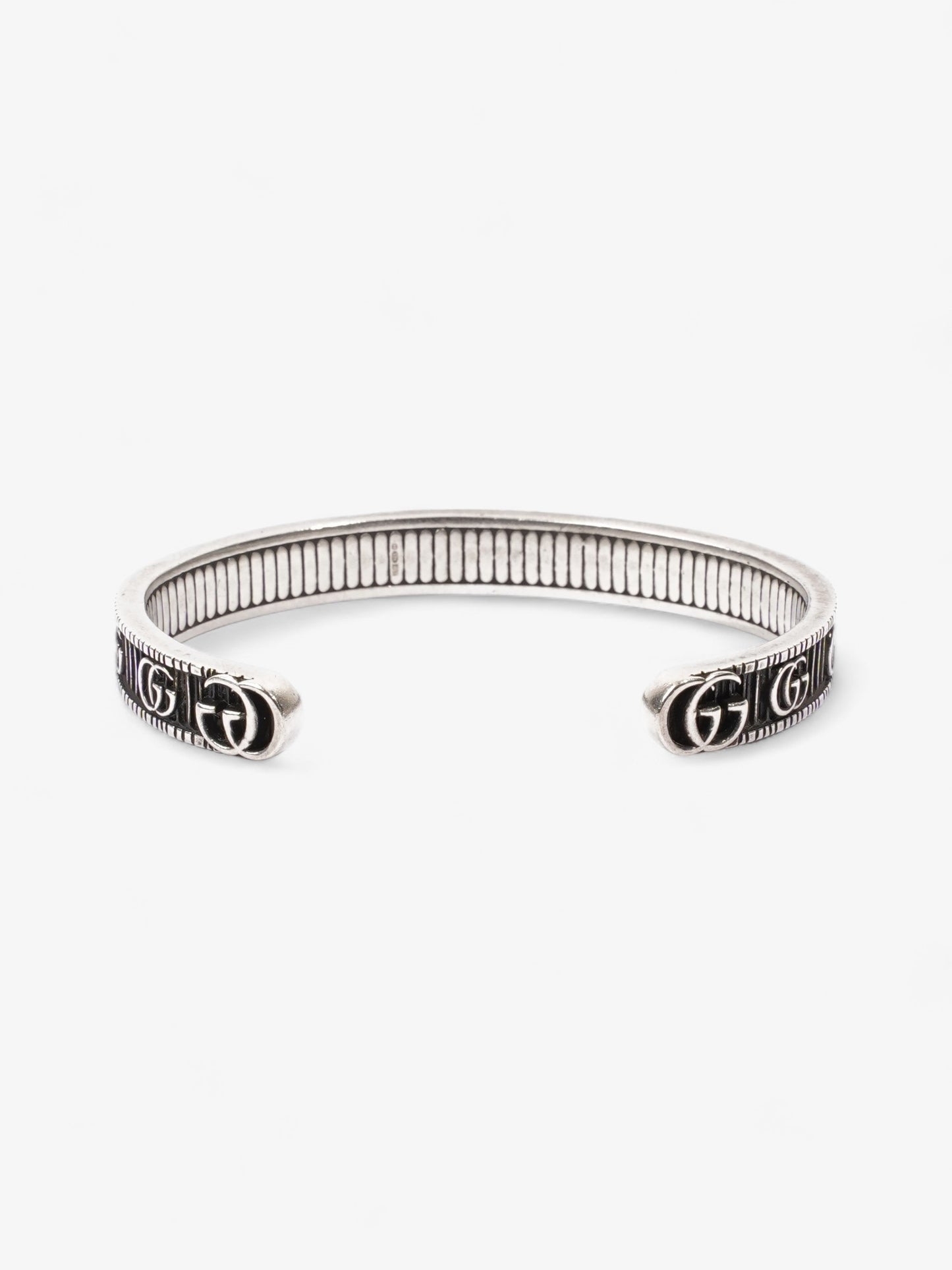 Gucci Bracelet with Double G Silver Silver Sterling 17