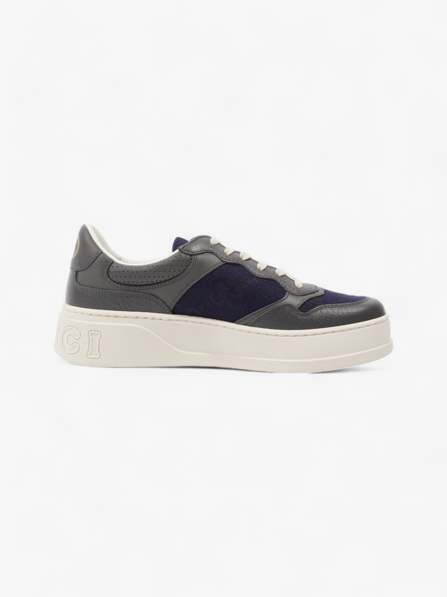 Gucci GG Sneakers Navy / Grey Canvas EU 43 UK 9