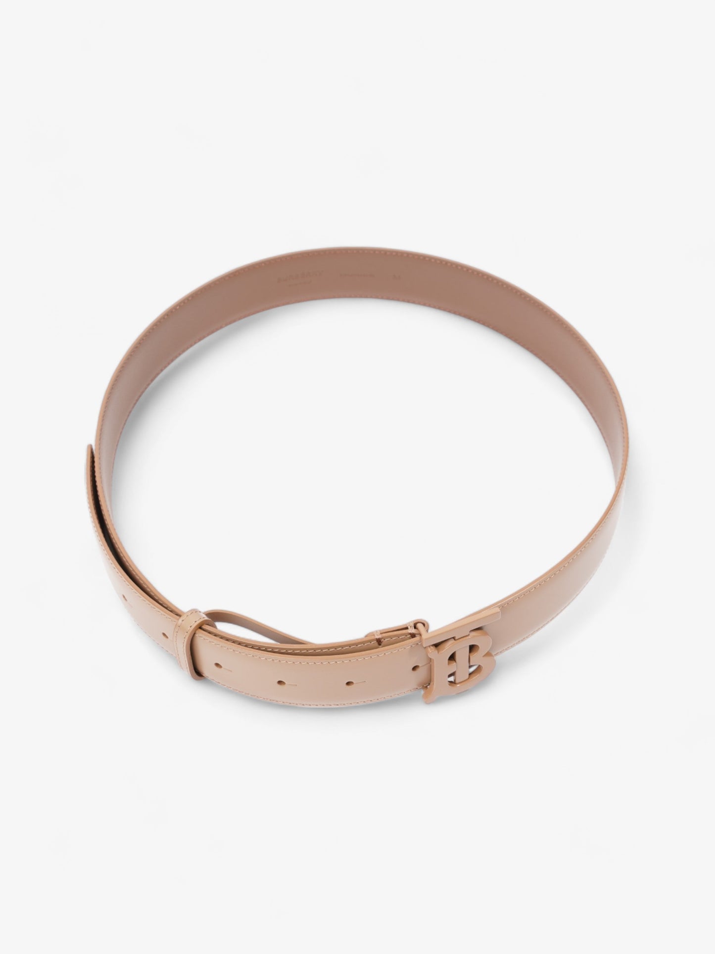 Burberry TB Belt Camel Leather Medium