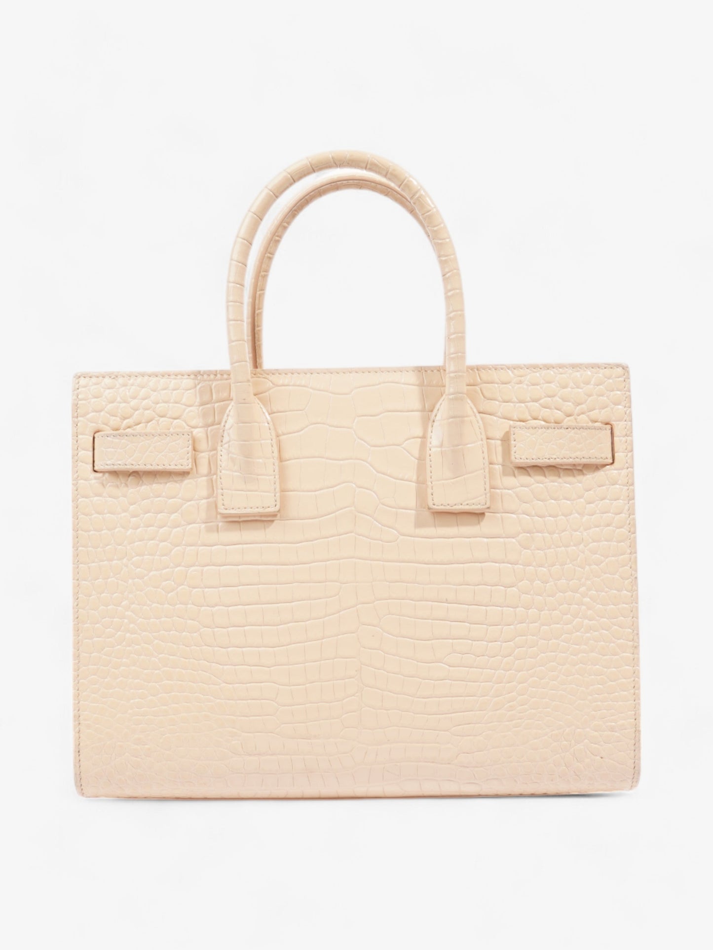 Saint Laurent Sac De Jour Light Beige Embossed Leather Baby