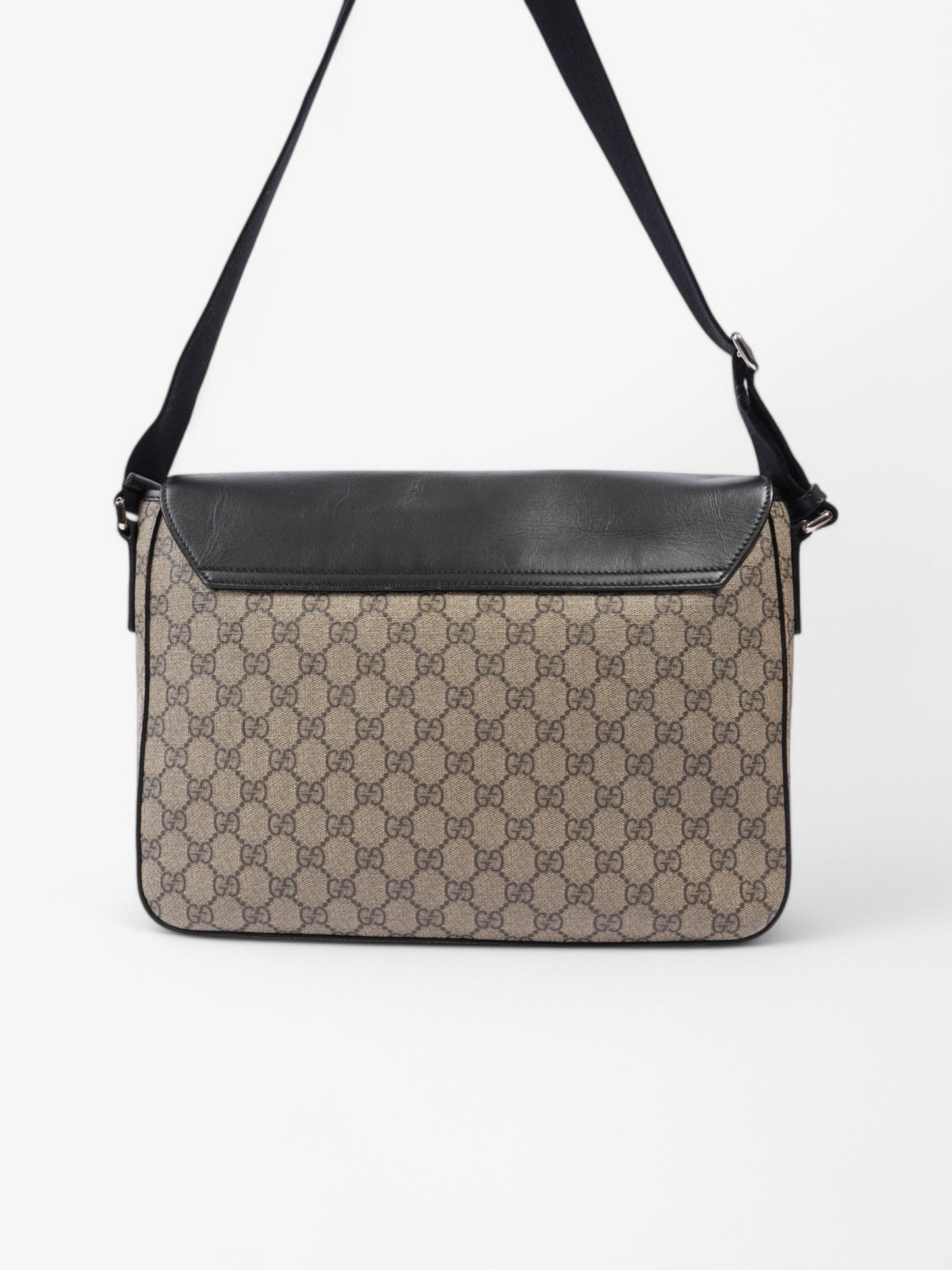 Gucci Messenger Bag GG Supreme / Black Coated Canvas