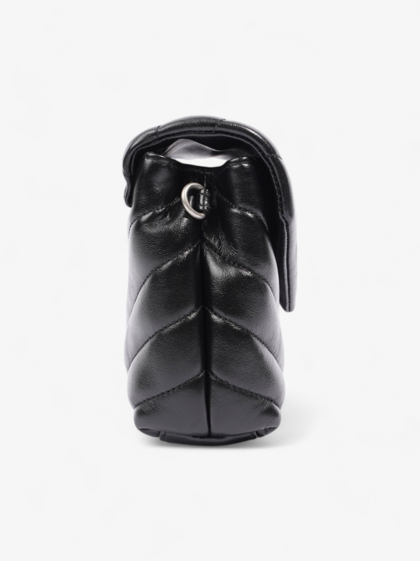 Saint Laurent Lou Lou Black Matelasse Leather Toy