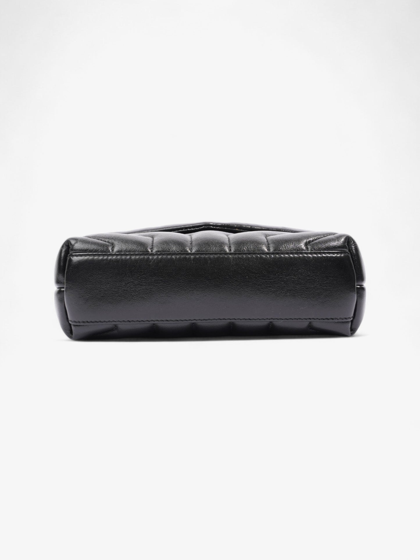 Saint Laurent Lou Lou Black Matelasse Leather Toy