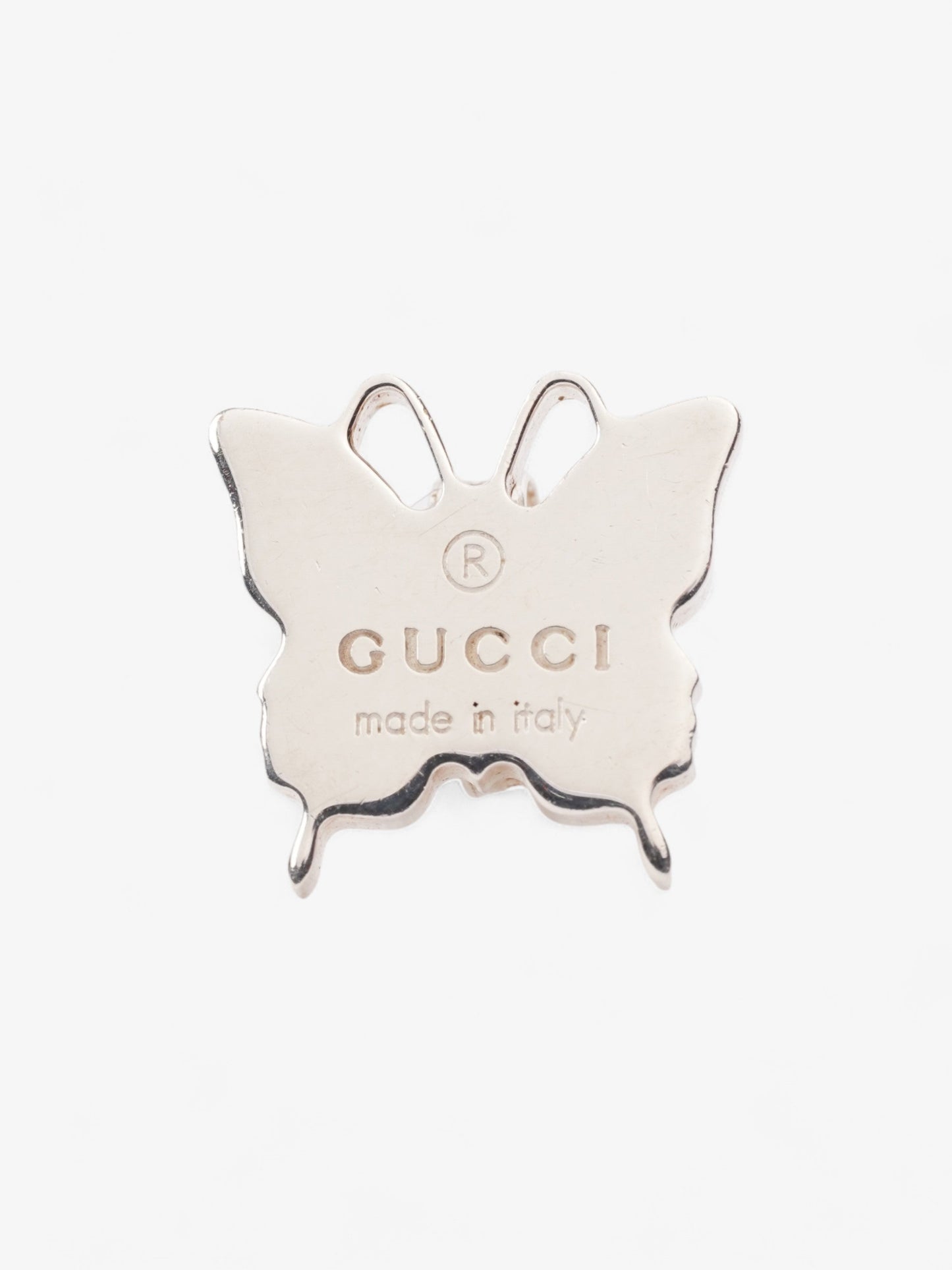 Gucci Butterfly Earrings Silver Silver Sterling