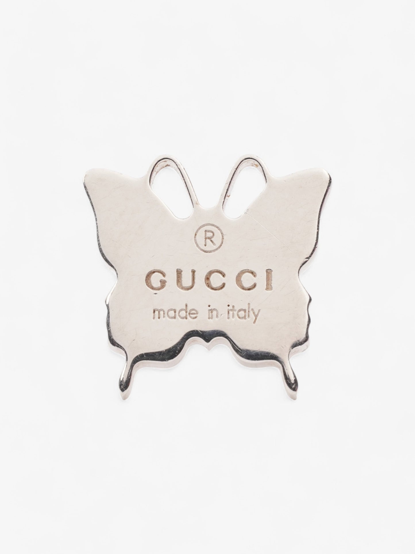 Gucci Butterfly Earrings Silver Silver Sterling