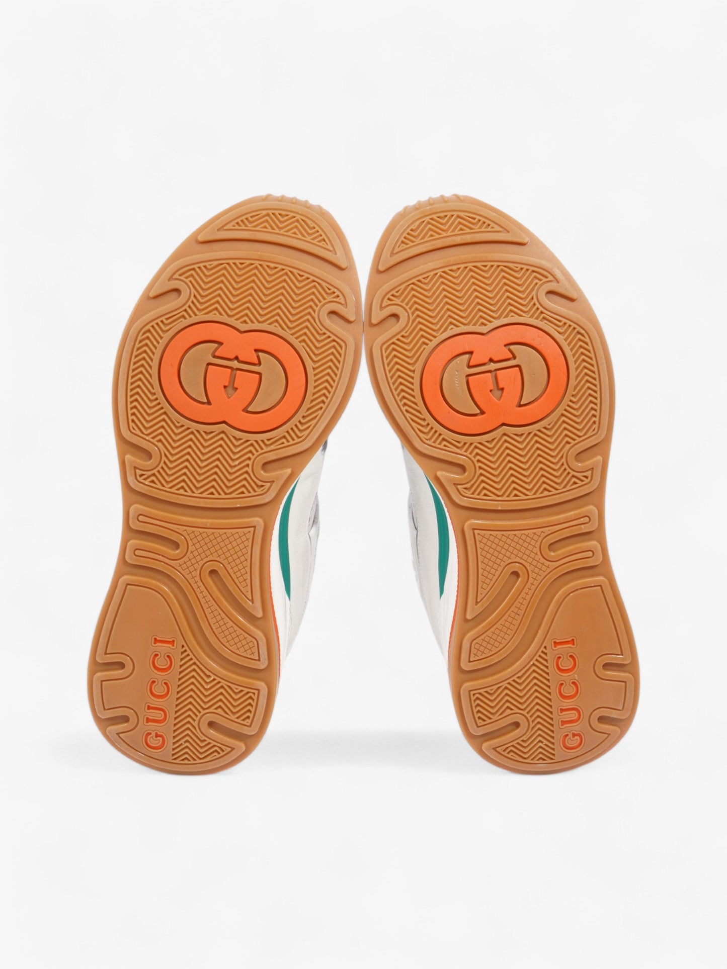 Gucci Ultrapace Sneakers White / Blue / Green Mesh EU 42 UK 8