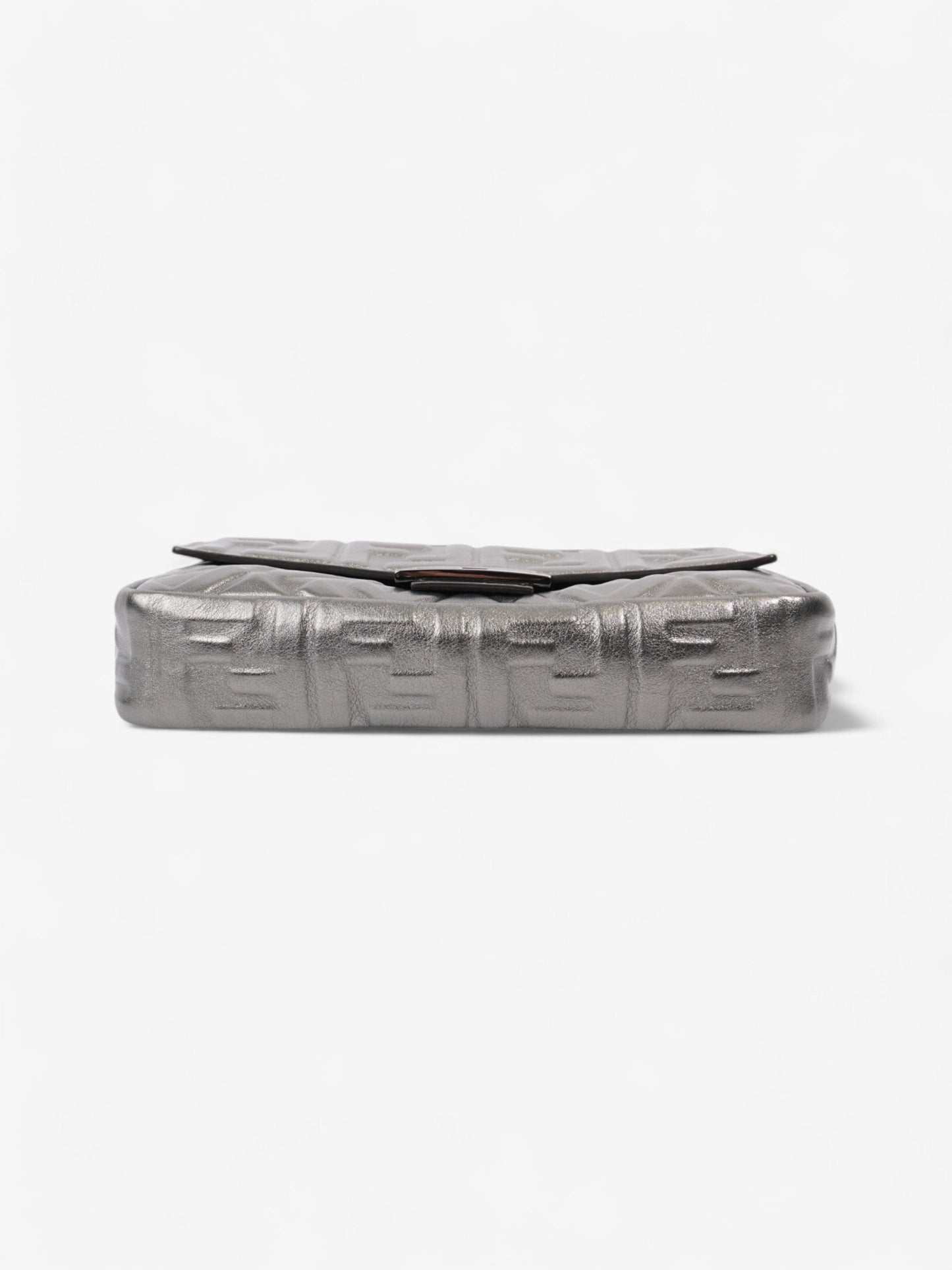 Fendi Baguette Metallic Lambskin Leather Medium
