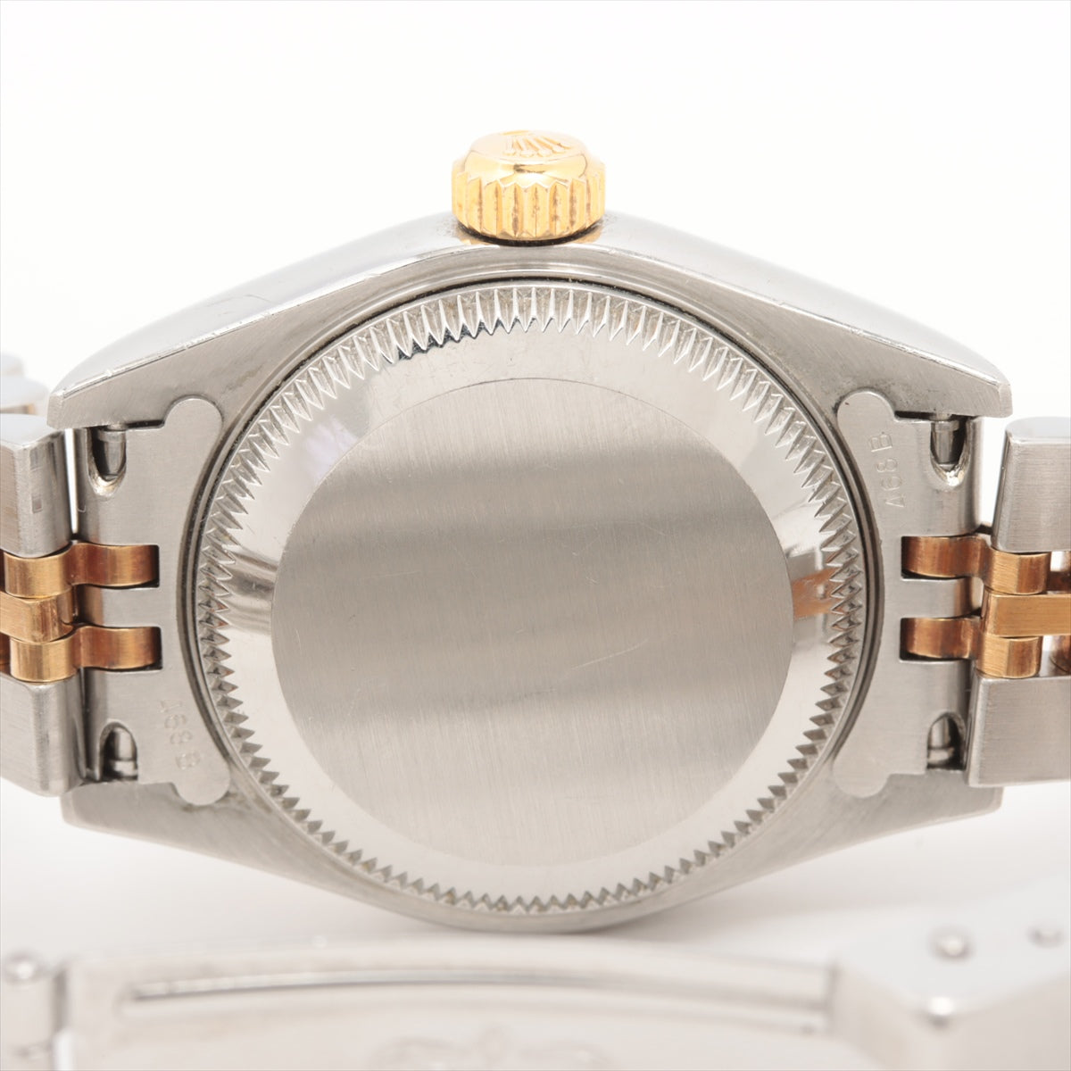 Rolex Datejust 26mm White Face Two Toned with Diamonds Watch