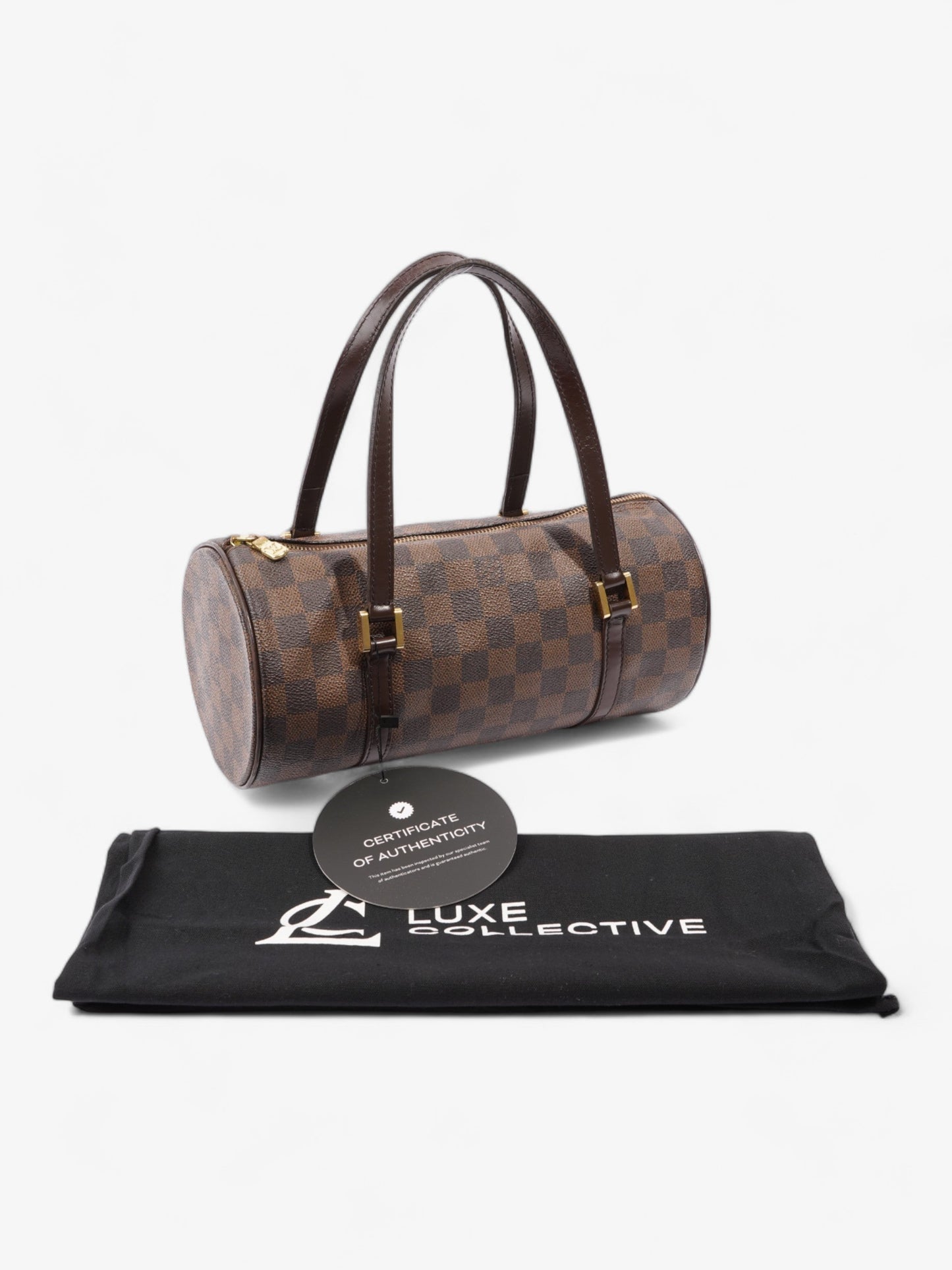 Louis Vuitton Papillon Damier Ebene Coated Canvas 26
