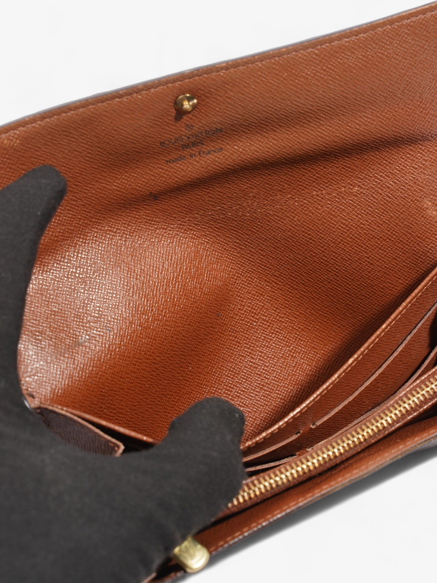 Louis Vuitton Sarah Wallet Monogram Coated Canvas
