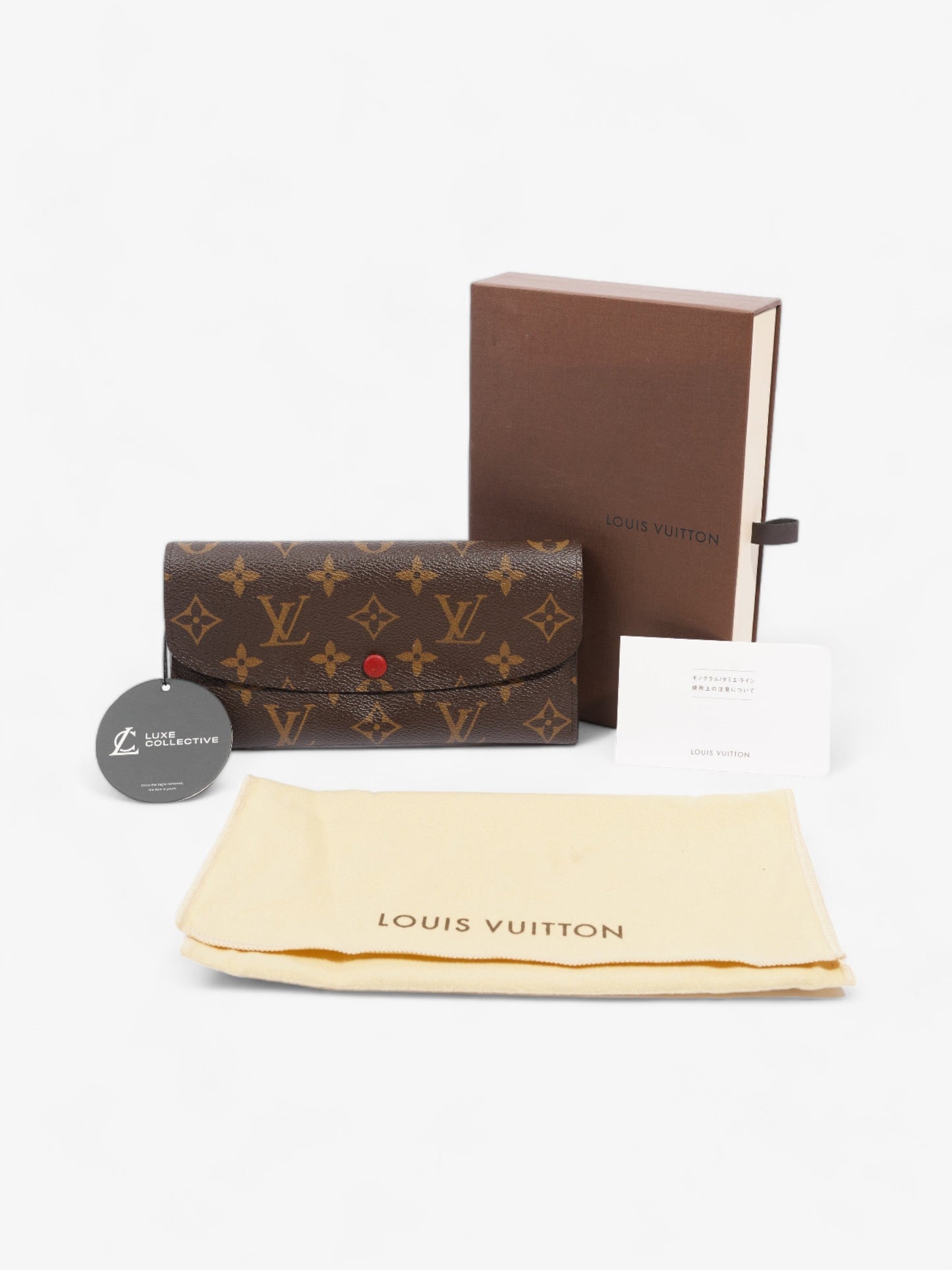 Louis Vuitton Emilie Wallet Monogram Coated Canvas