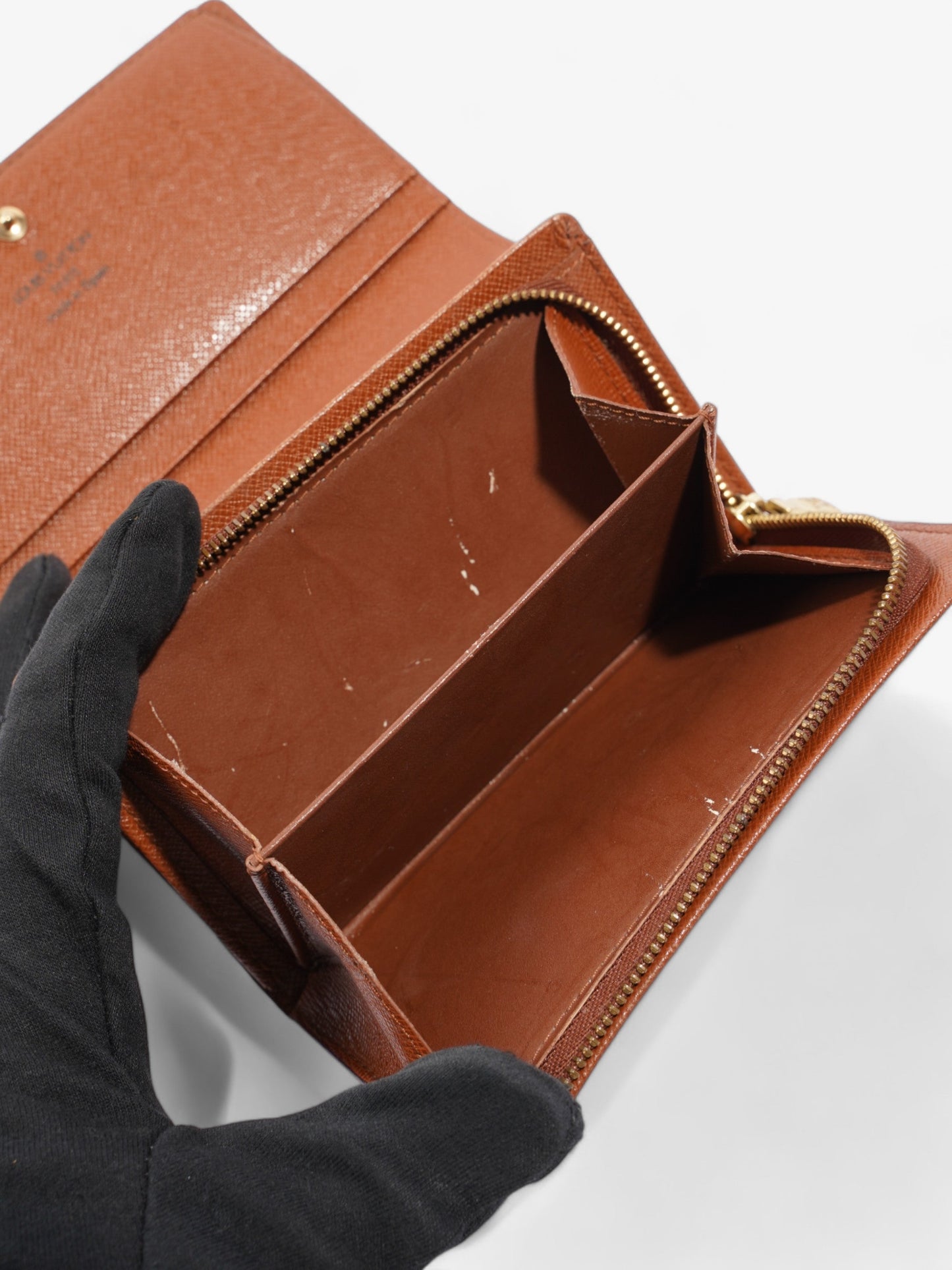 Louis Vuitton Porto Monevier Tresor Wallet Monogram Coated Canvas Monogram