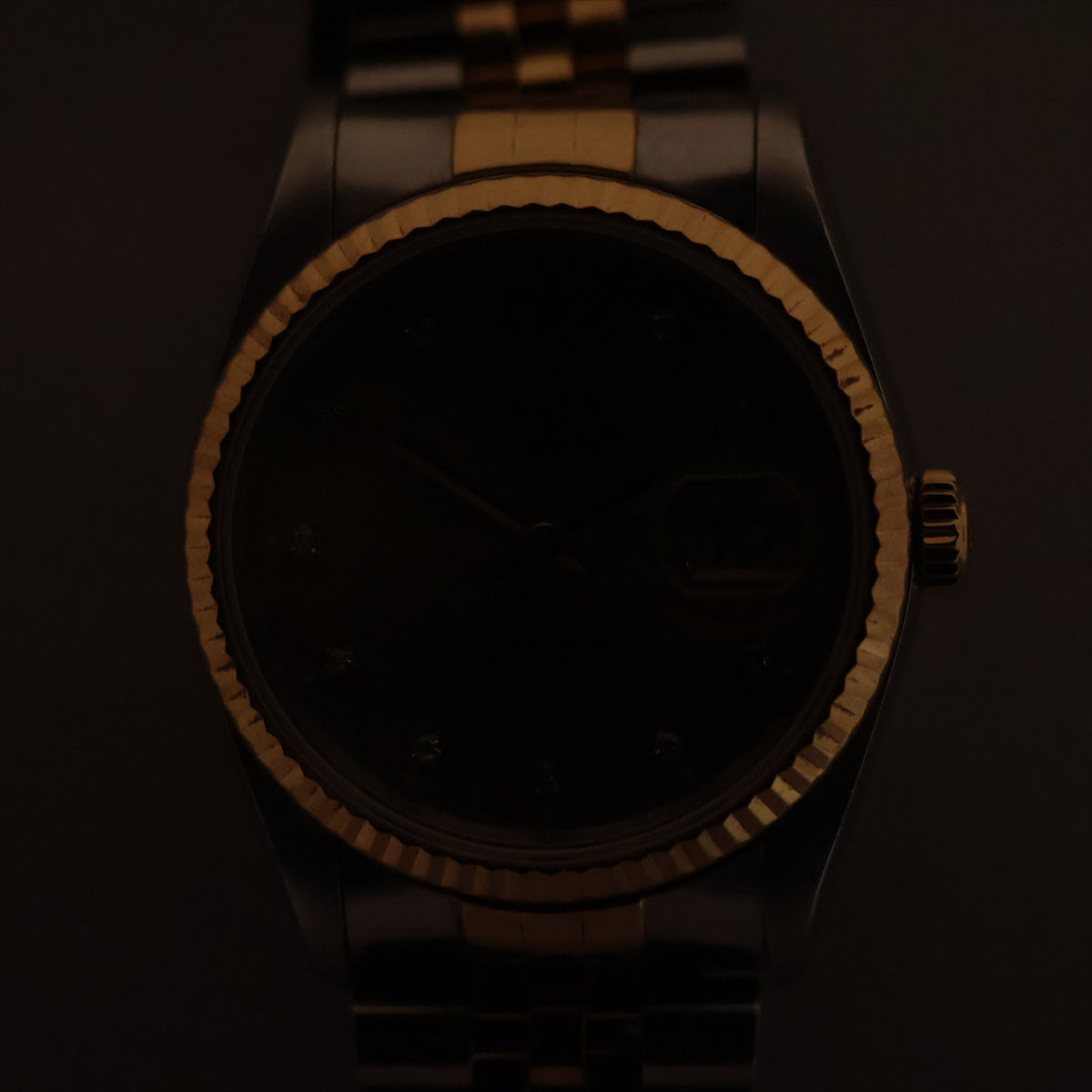 Rolex Datejust 36mm Two Toned with Diamonds Watch 16233