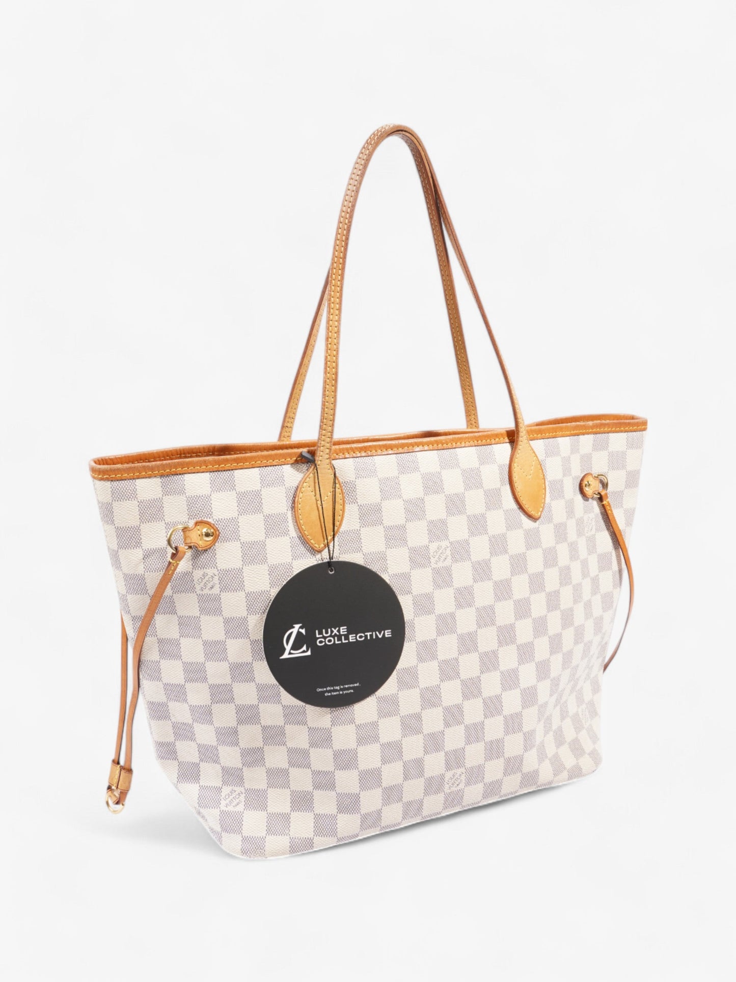 Louis Vuitton Neverfull Damier Azur Coated Canvas MM