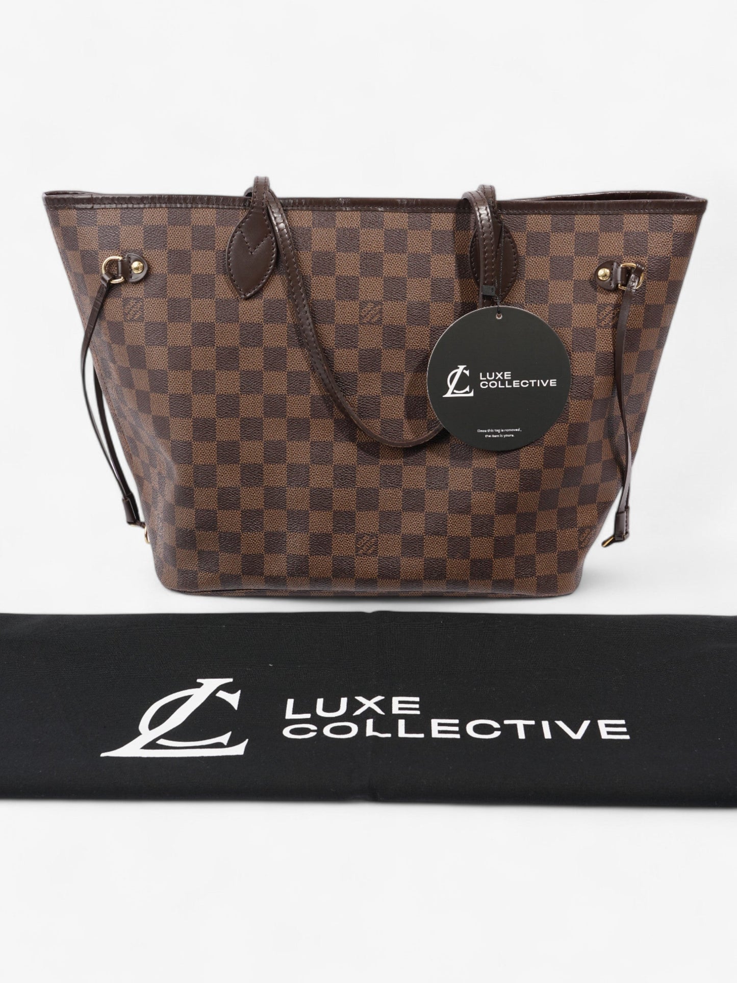 Louis Vuitton Neverfull Damier Ebene Coated Canvas MM
