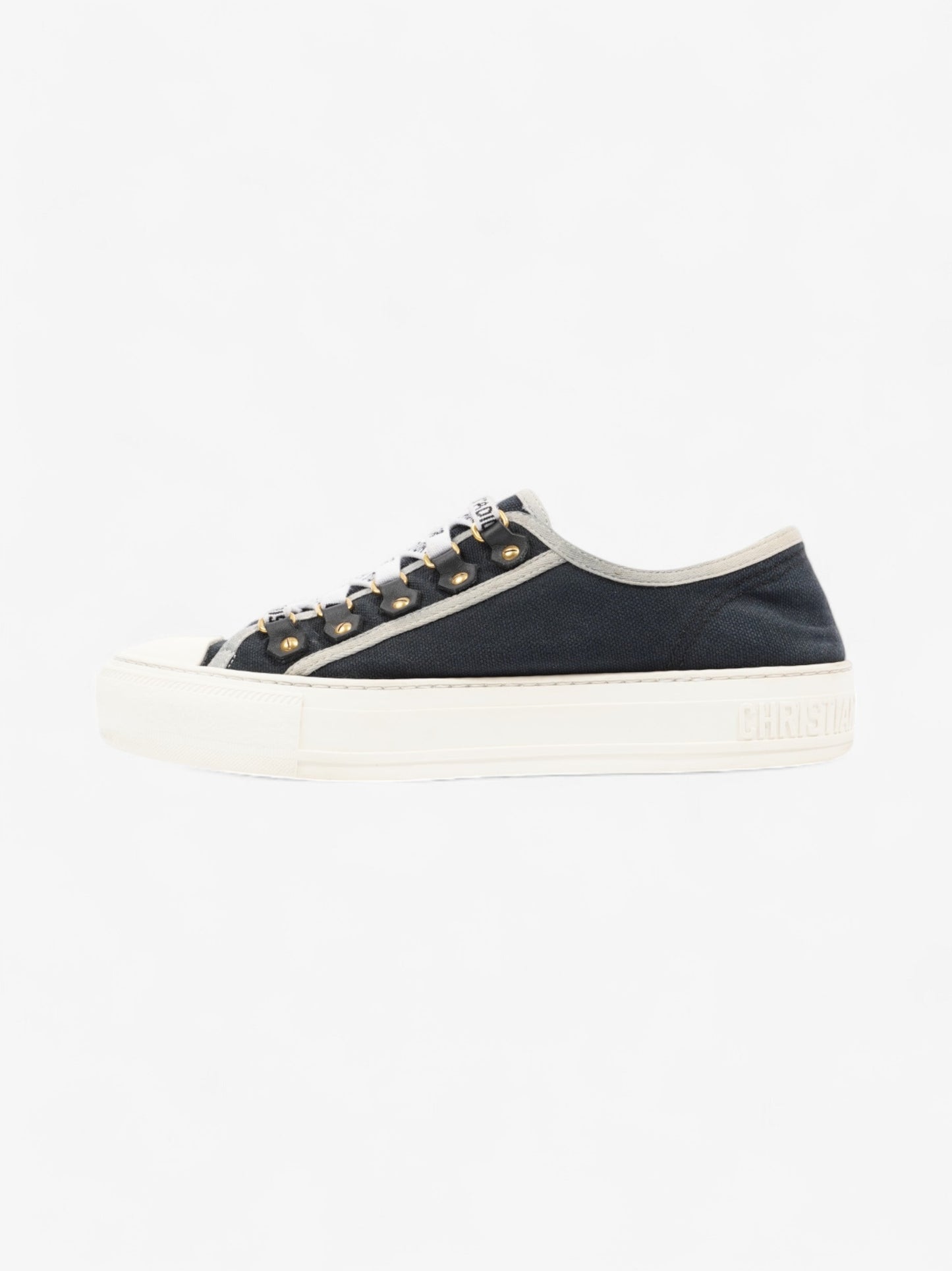 Christian Dior Walk'n'Dior Sneaker Navy / White Canvas EU 37 UK 4