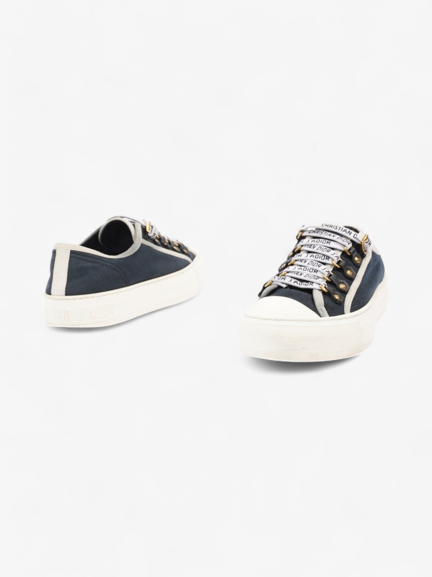 Christian Dior Walk'n'Dior Sneaker Navy / White Canvas EU 37 UK 4