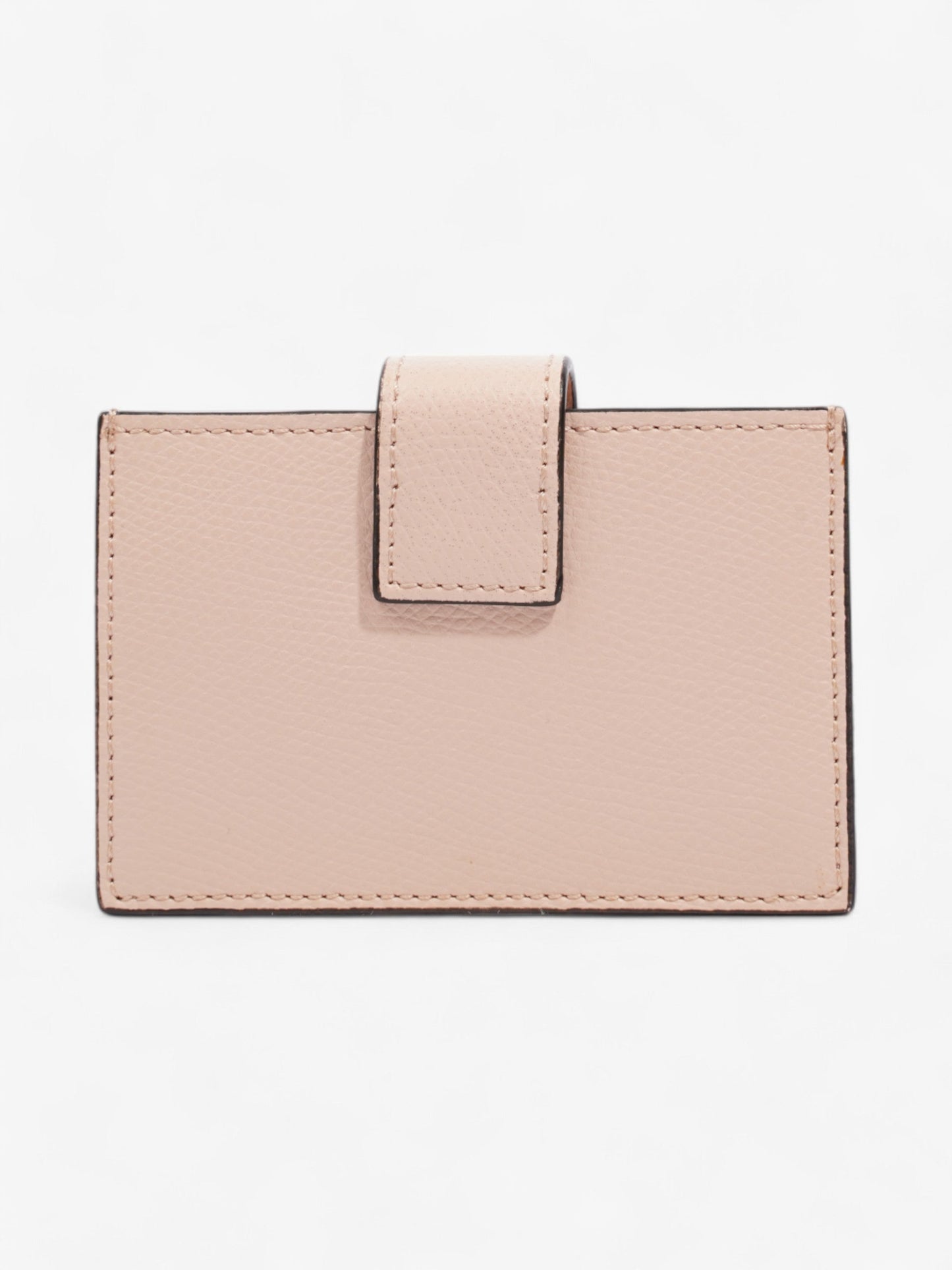 Fendi F is Fendi Card Holder Light Pink / Gold Leather
