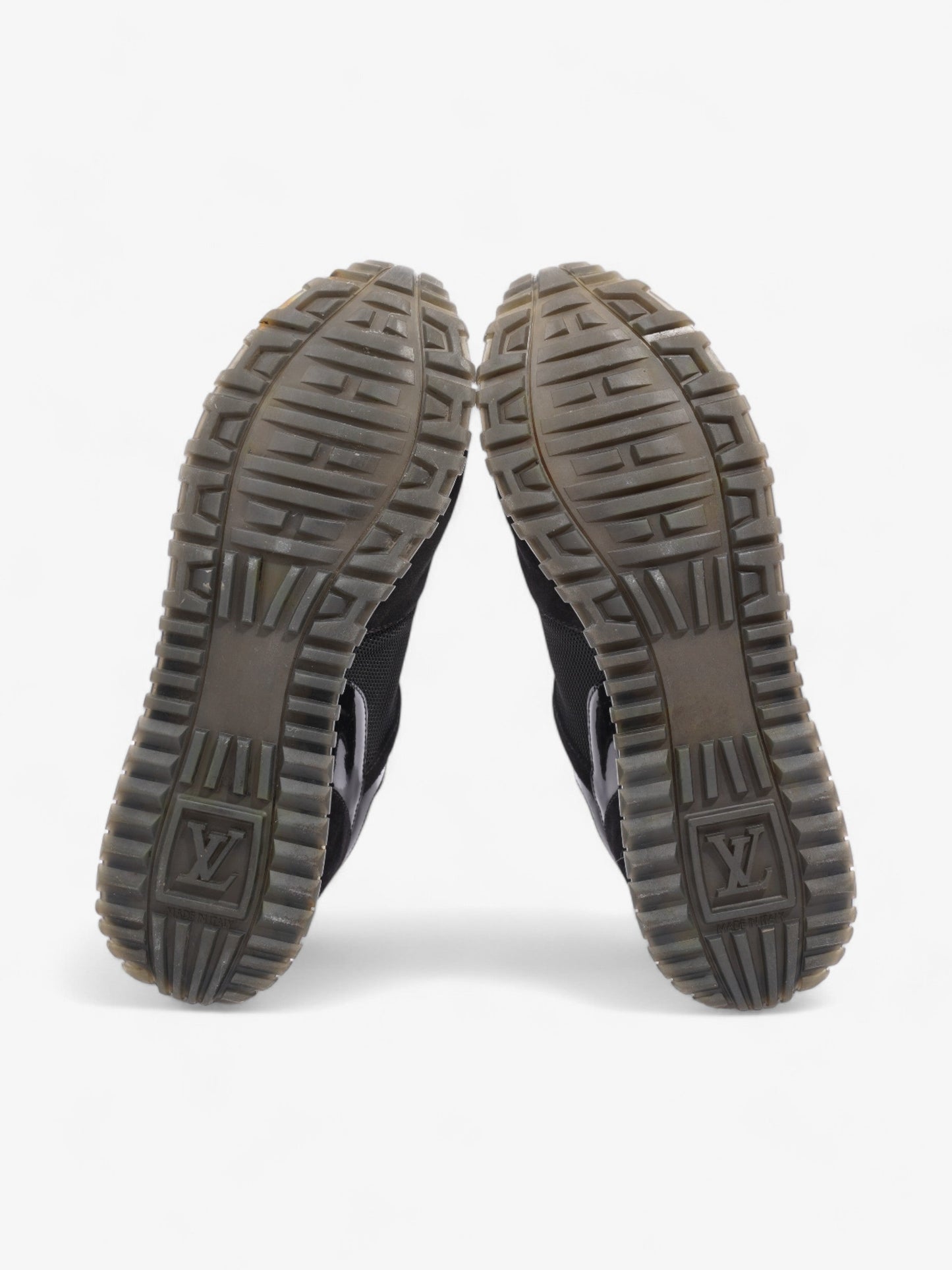 Louis Vuitton Run Away Sneakers Black / Monogram Suede EU 39 UK 6
