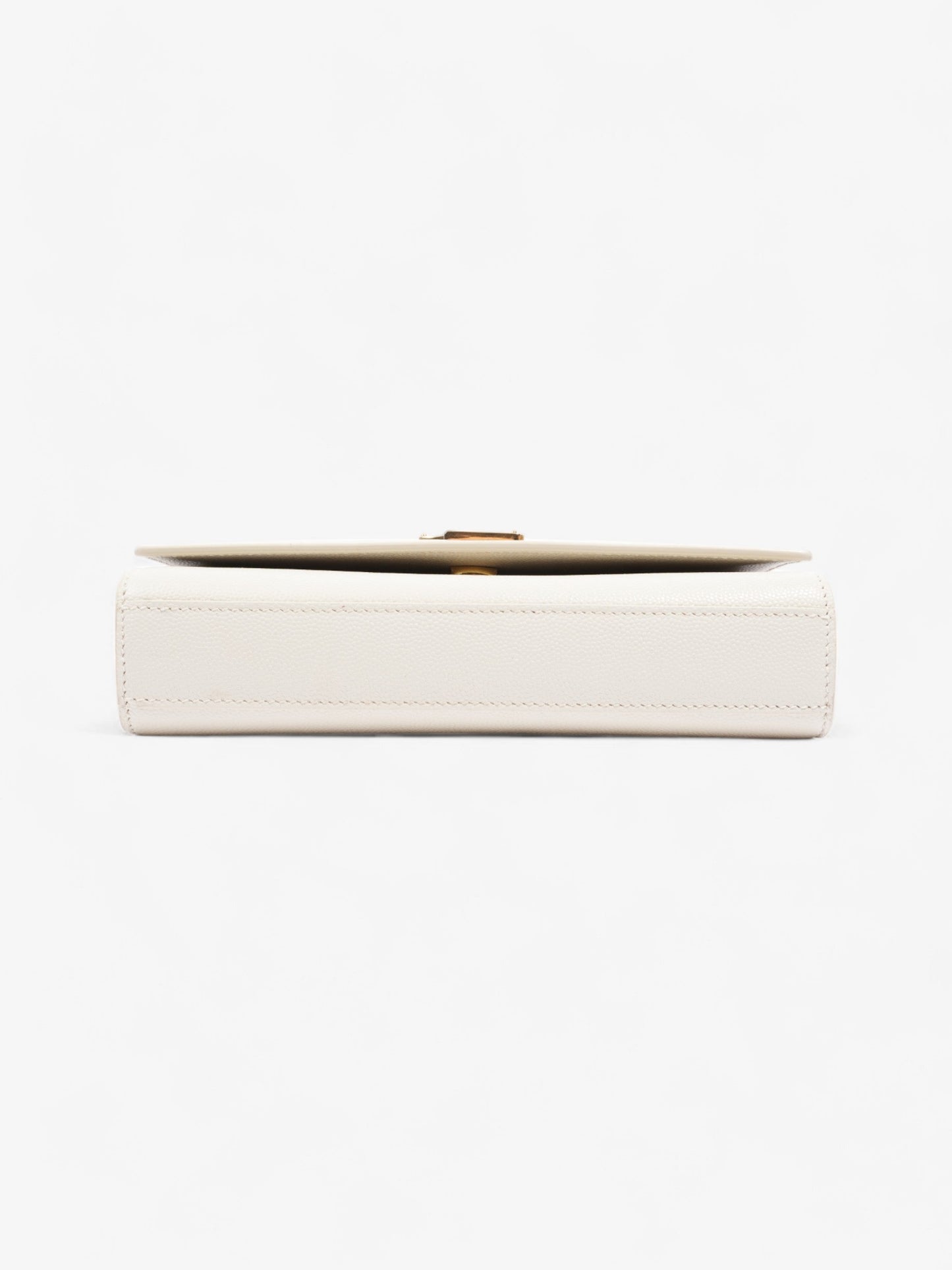 Saint Laurent Kate Bag Cream Leather Small