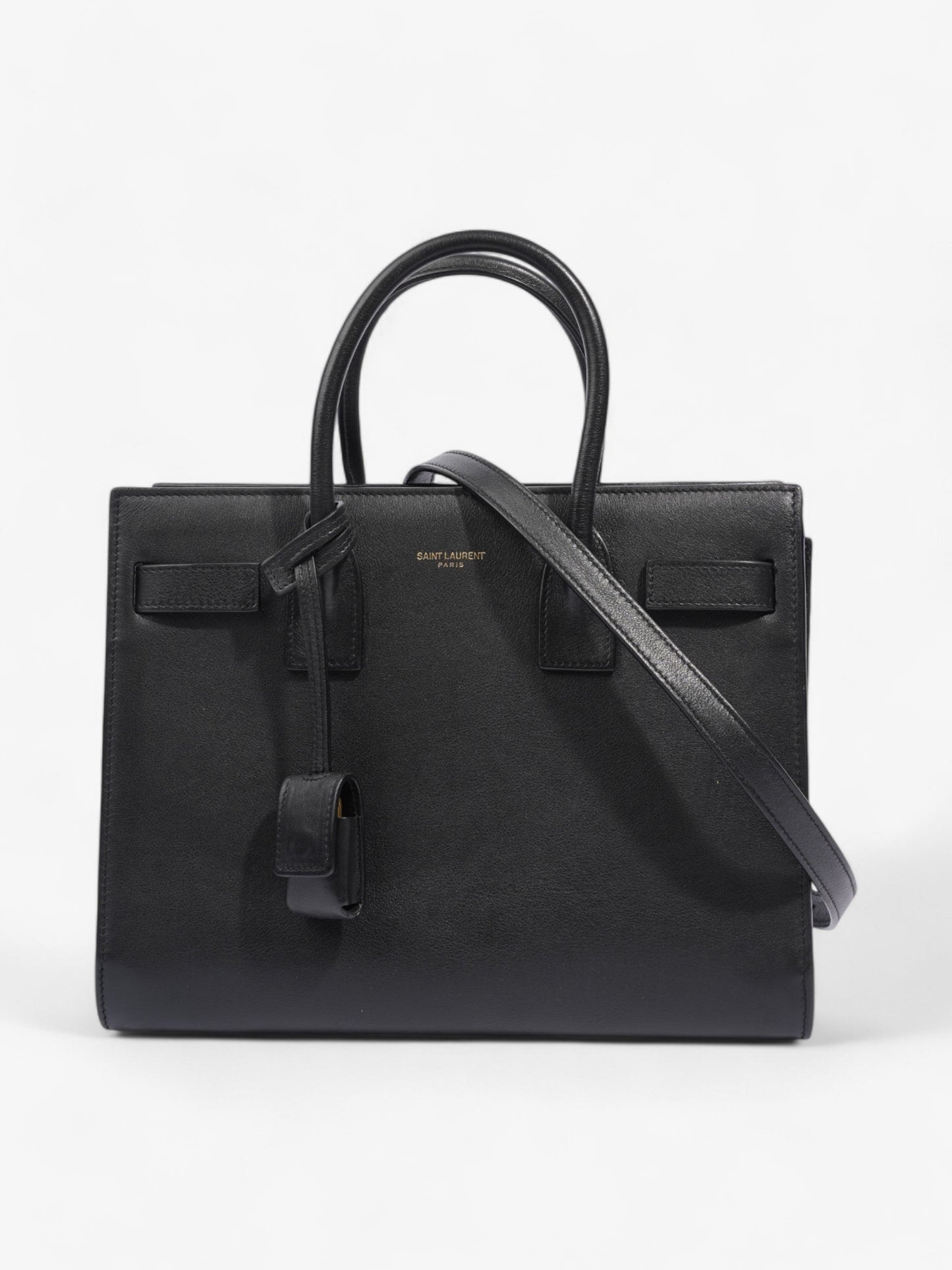 Saint Laurent Sac De Jour Black Leather Baby