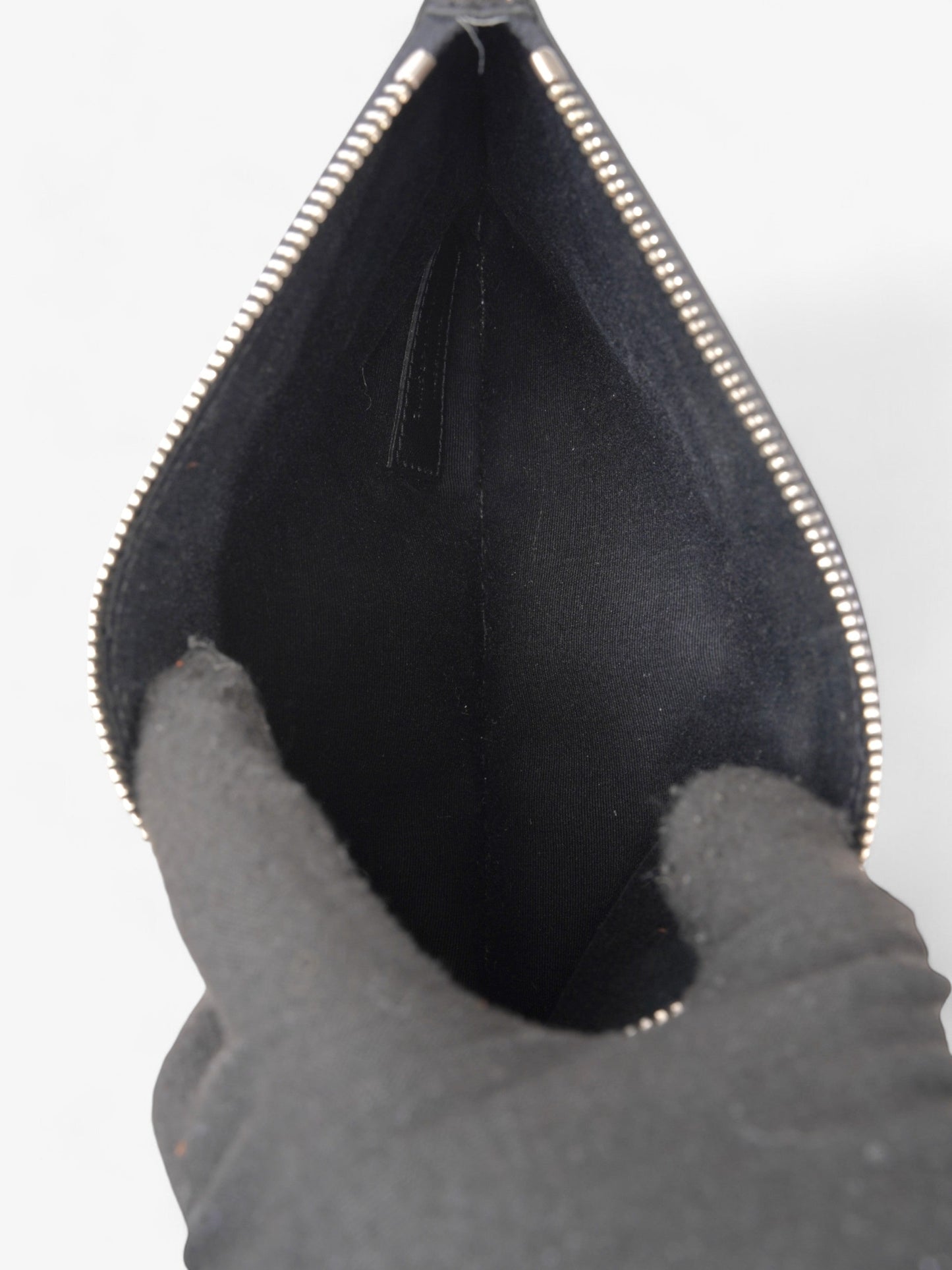 Saint Laurent Sac De Jour Bandana Black / White Calfskin Leather Baby