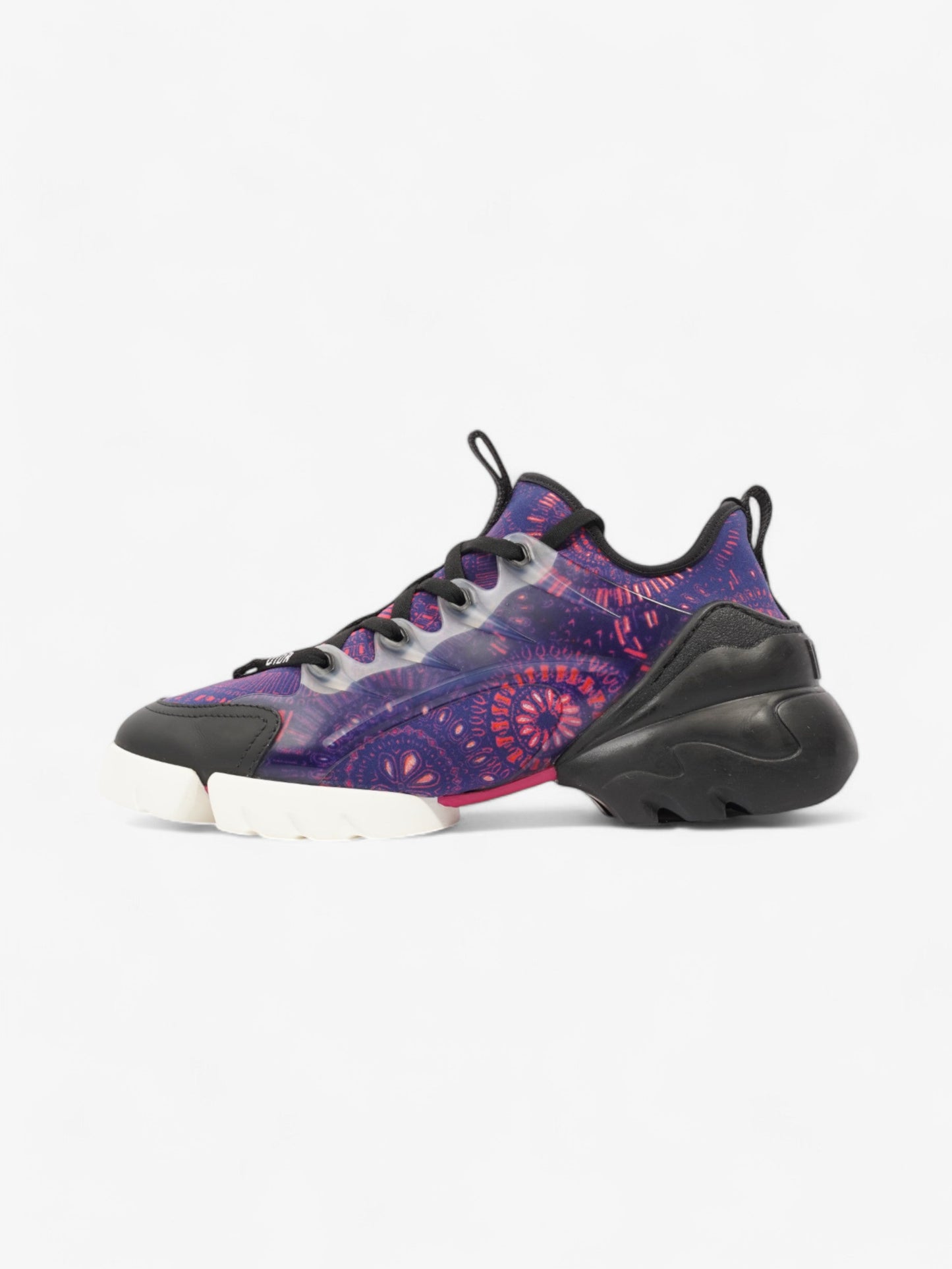 Christian Dior D-Connect Sneakers Purple / Black Technical Fabric EU 38 UK 5