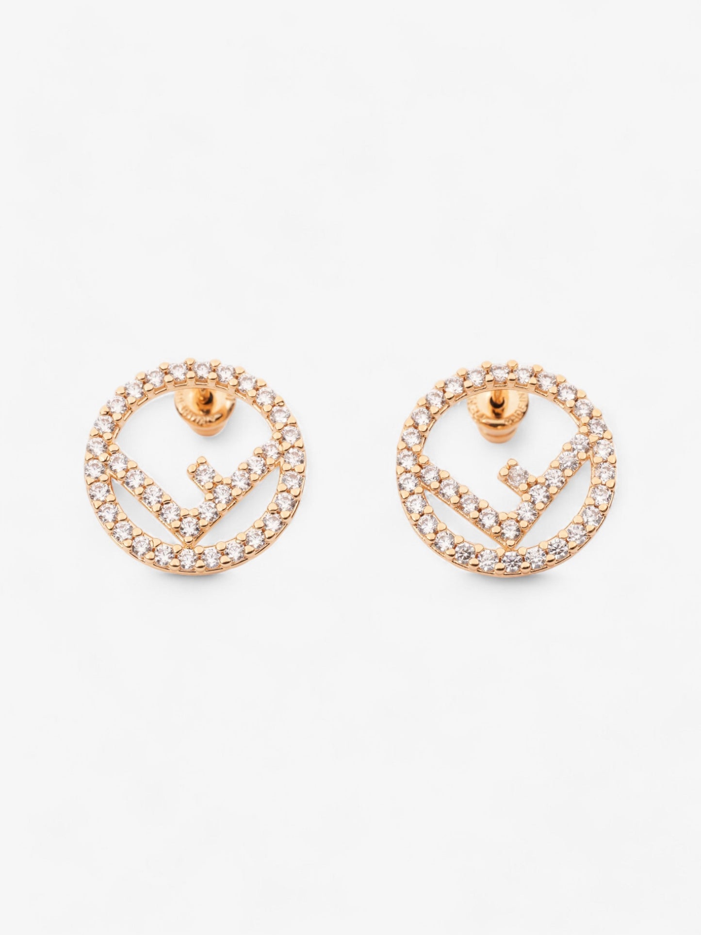 Fendi F is Fendi Earrings Gold Base Metal