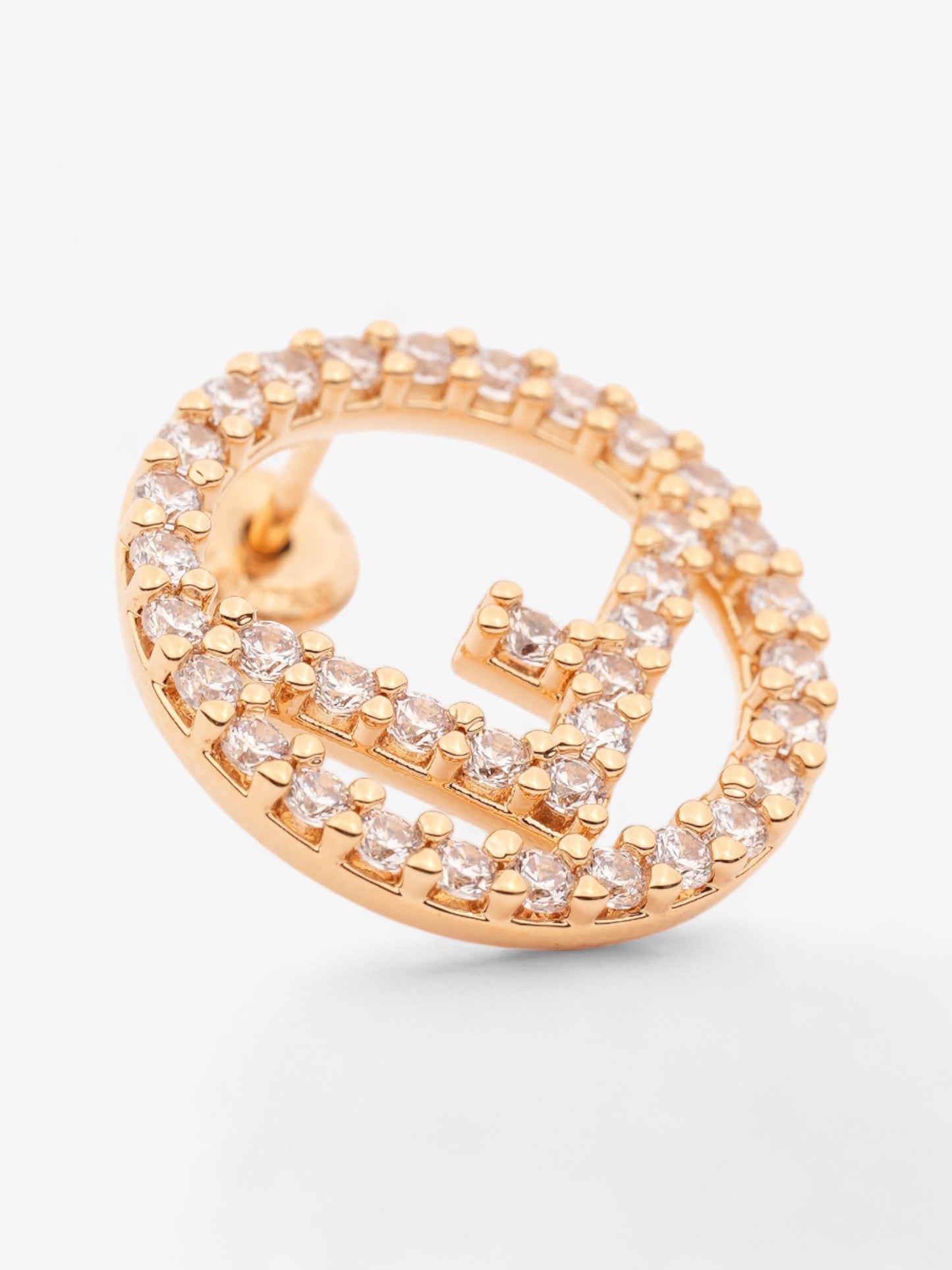 Fendi F is Fendi Earrings Gold Base Metal
