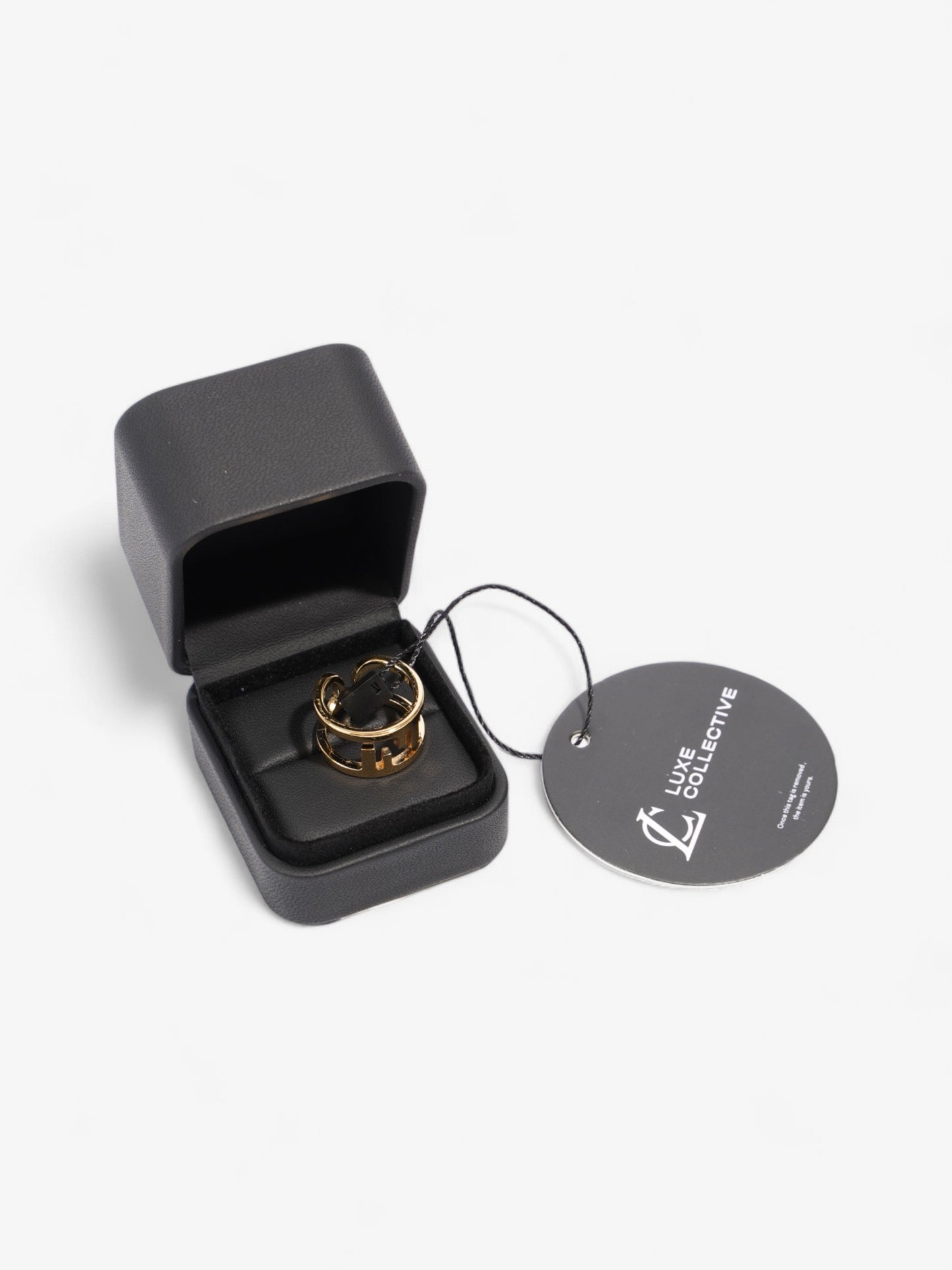 Fendi O'Lock Ring Gold Base Metal Medium (55mm)