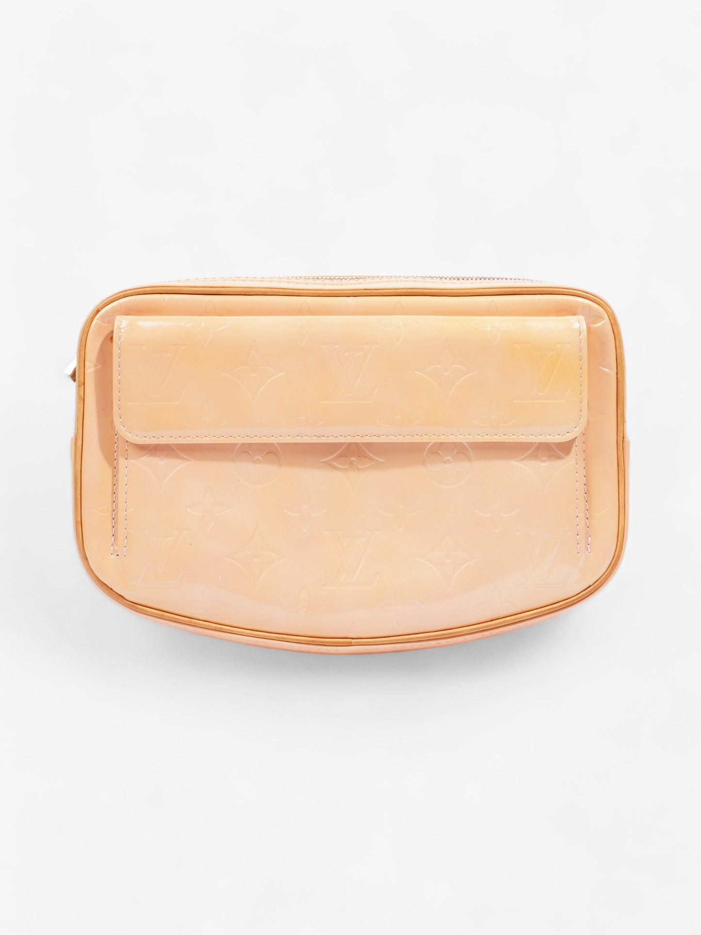 Louis Vuitton Vernis Fulton Peach Patent Leather
