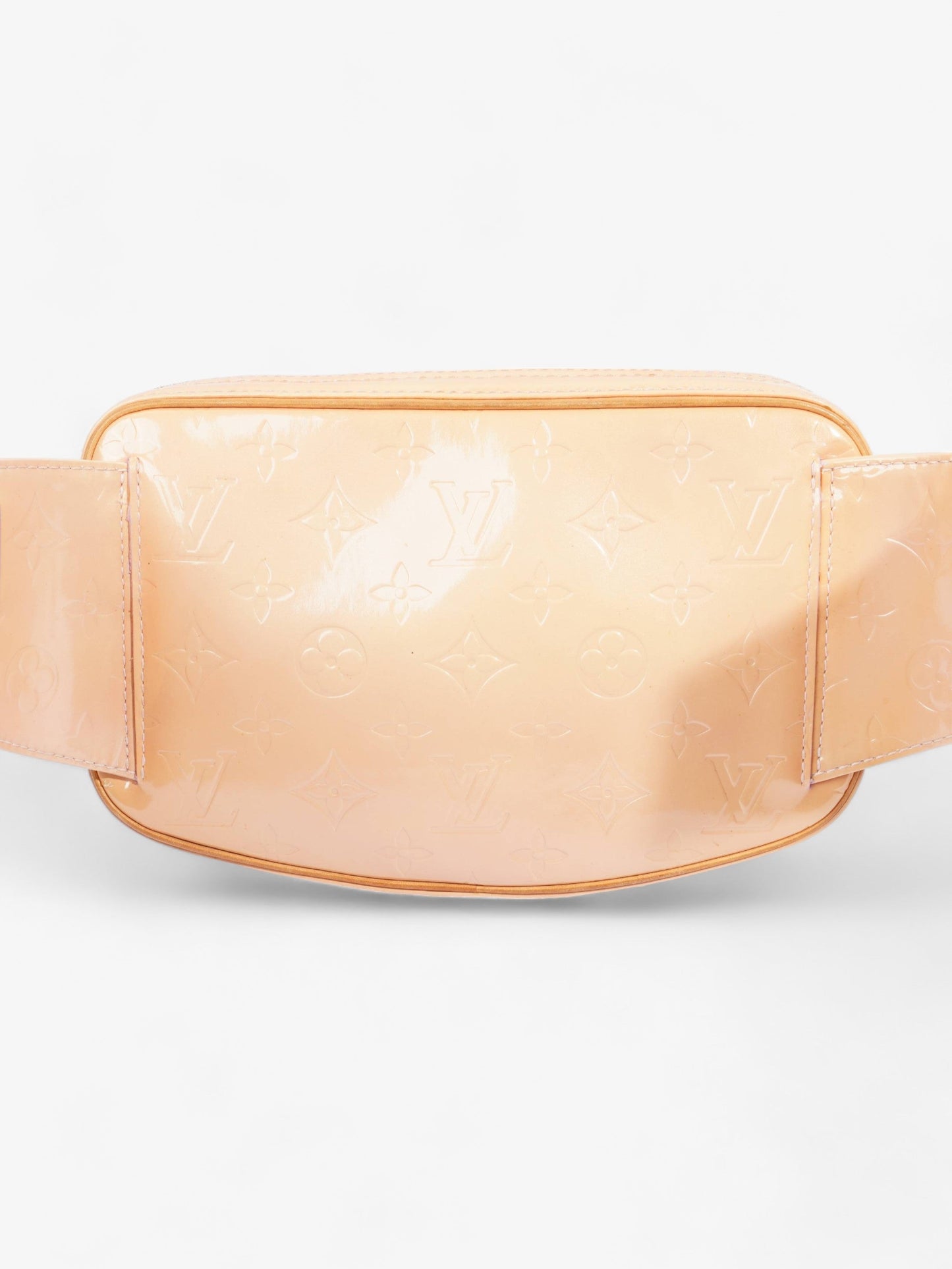 Louis Vuitton Vernis Fulton Peach Patent Leather