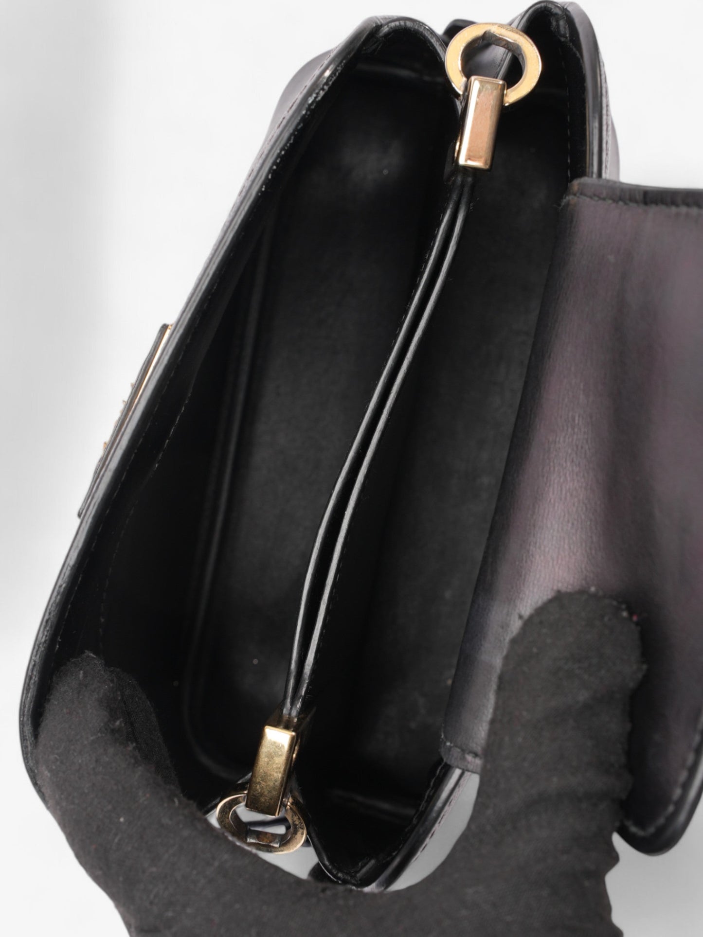 Prada Matinee Black Saffiano Leather