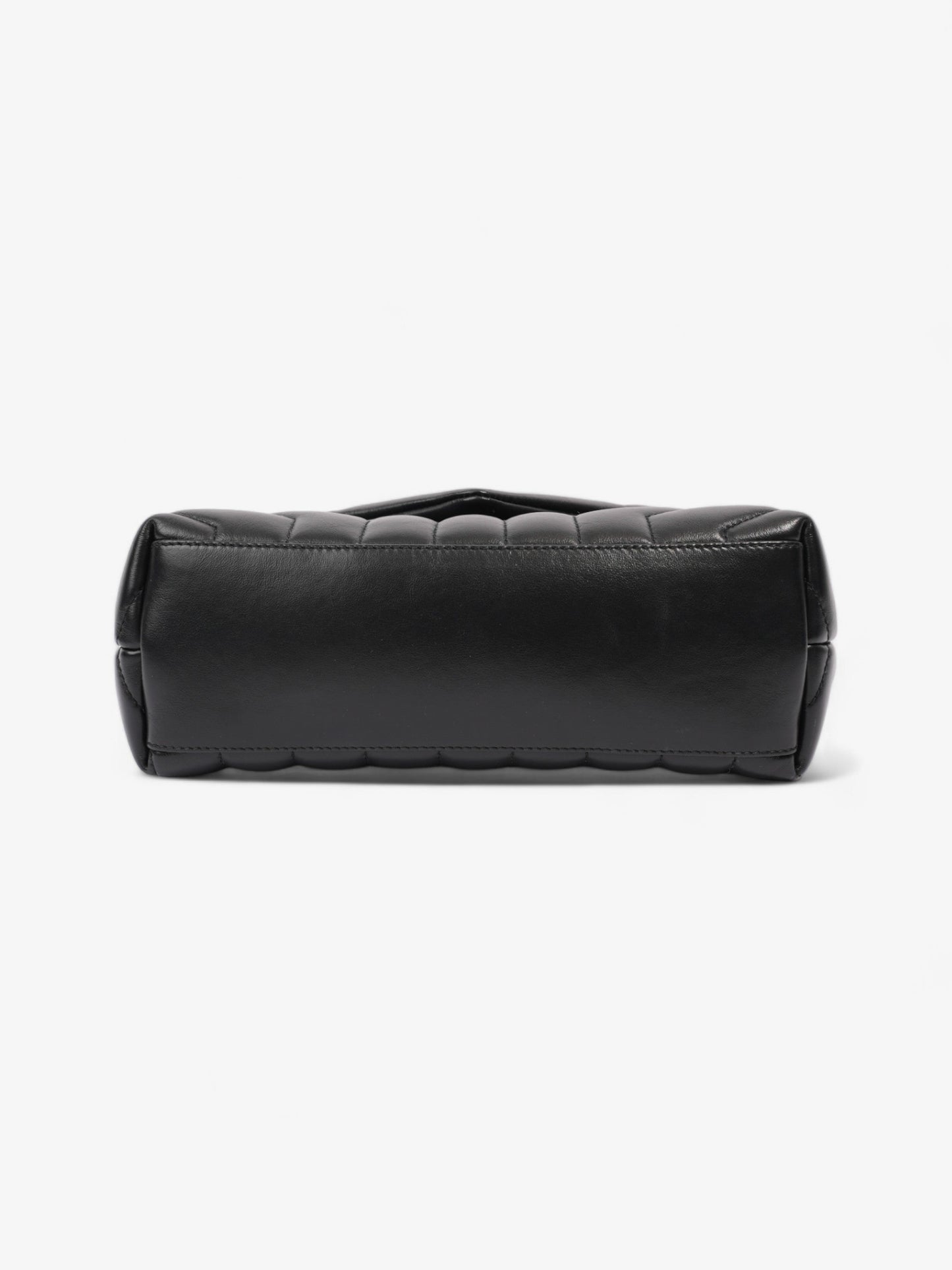 Saint Laurent LouLou Black Matelasse Leather Medium