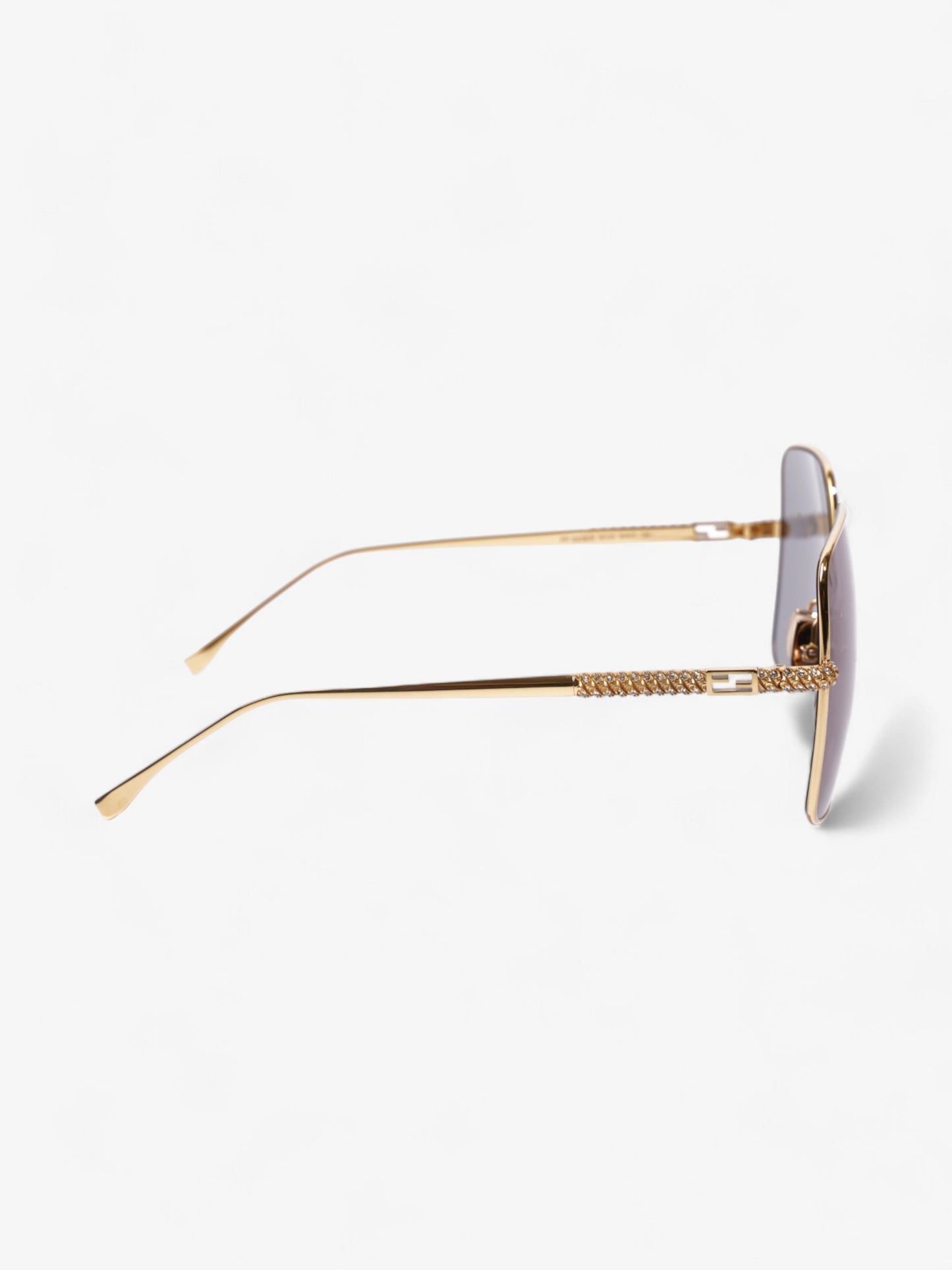 Fendi FF Sunglasses Gold Acetate 145mm