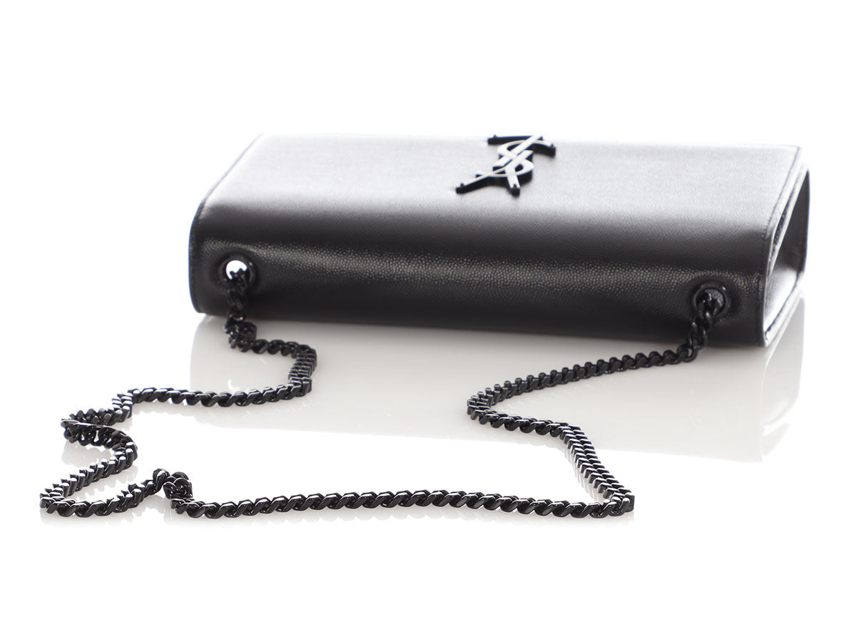 Saint Laurent Medium So Black Grain de Poudre Kate