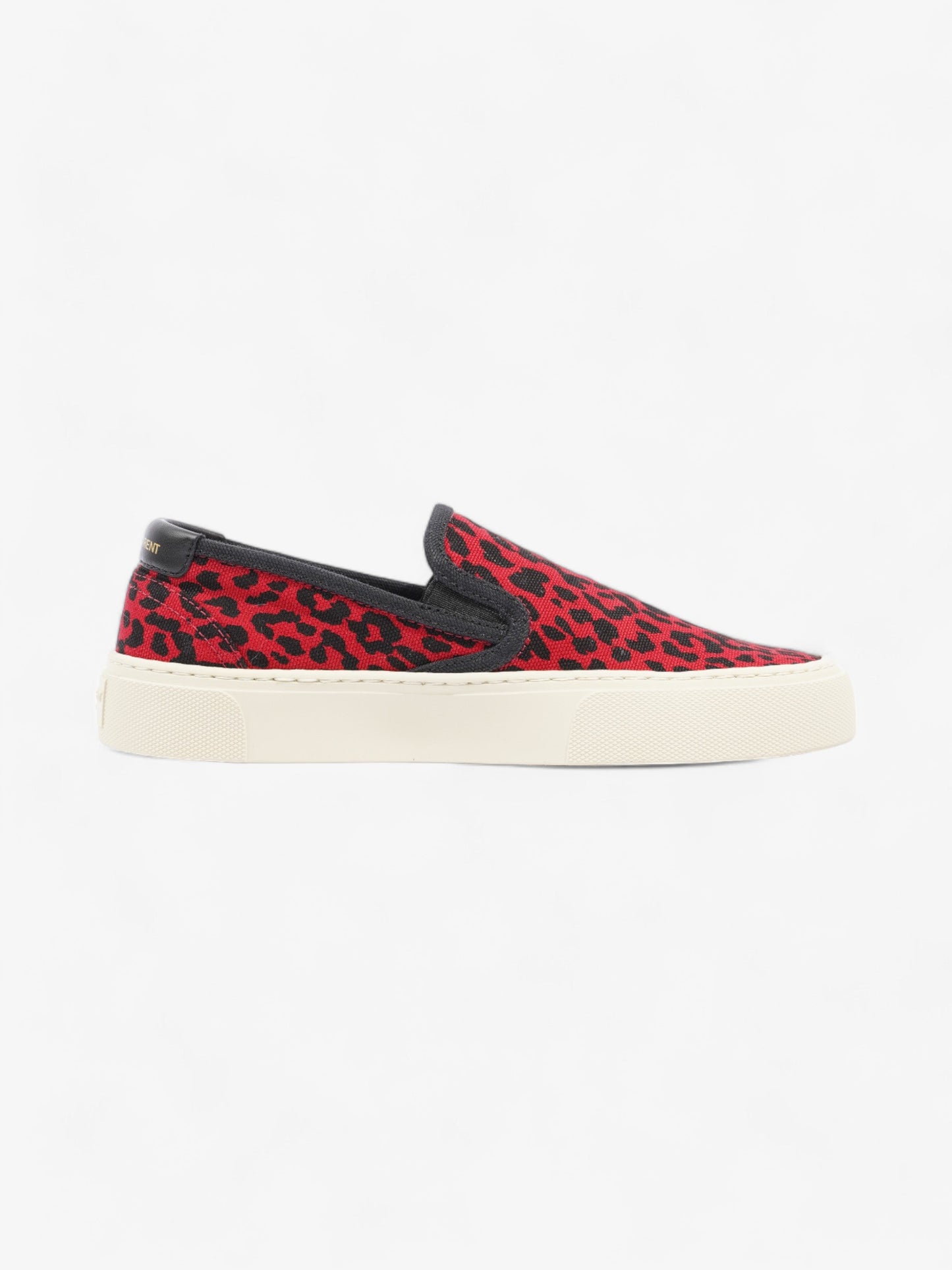 Saint Laurent Slip On Sneaker Red / Black Suede EU 36 UK 3