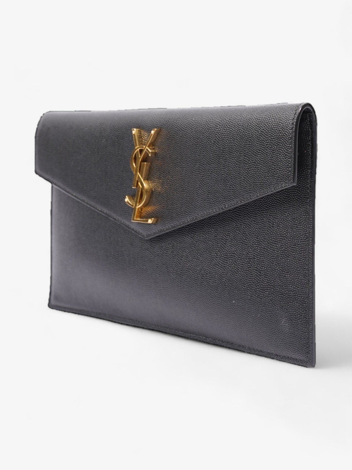 Saint Laurent Uptown Clutch Black Leather