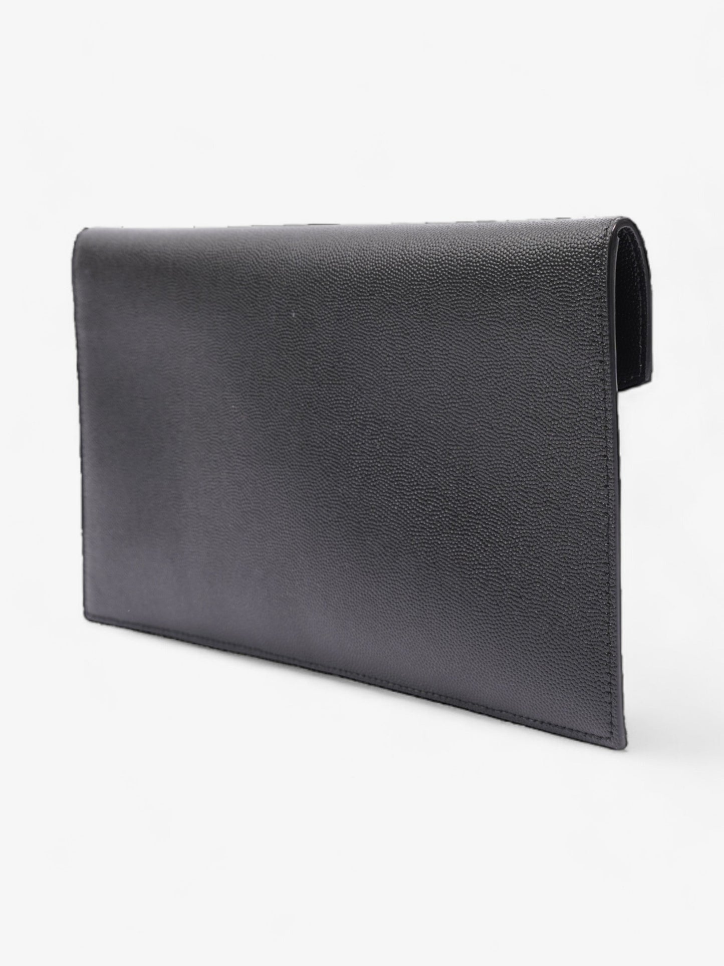 Saint Laurent Uptown Clutch Black Leather