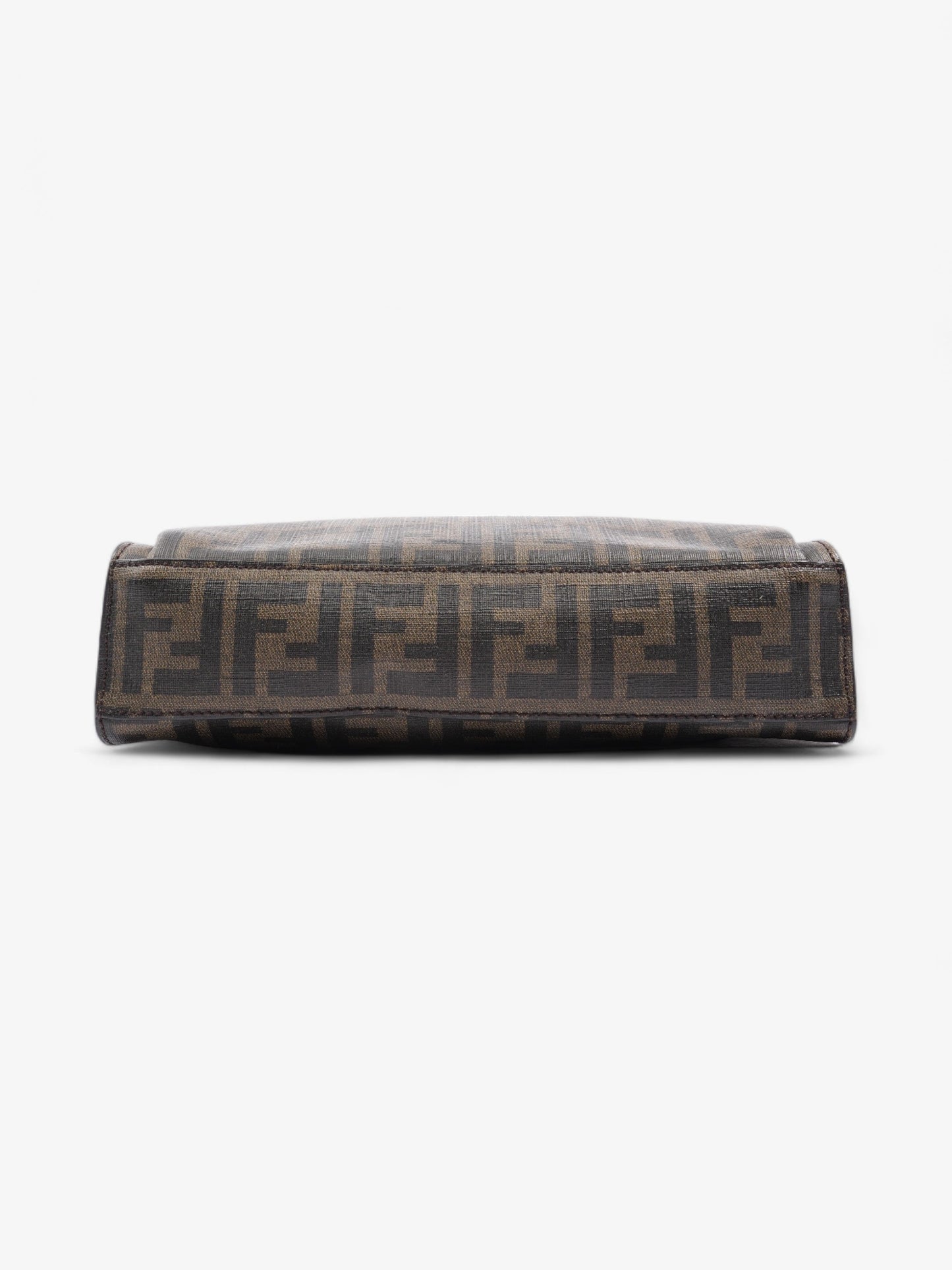 Fendi Zucca Shoulder Bag Brown Canvas