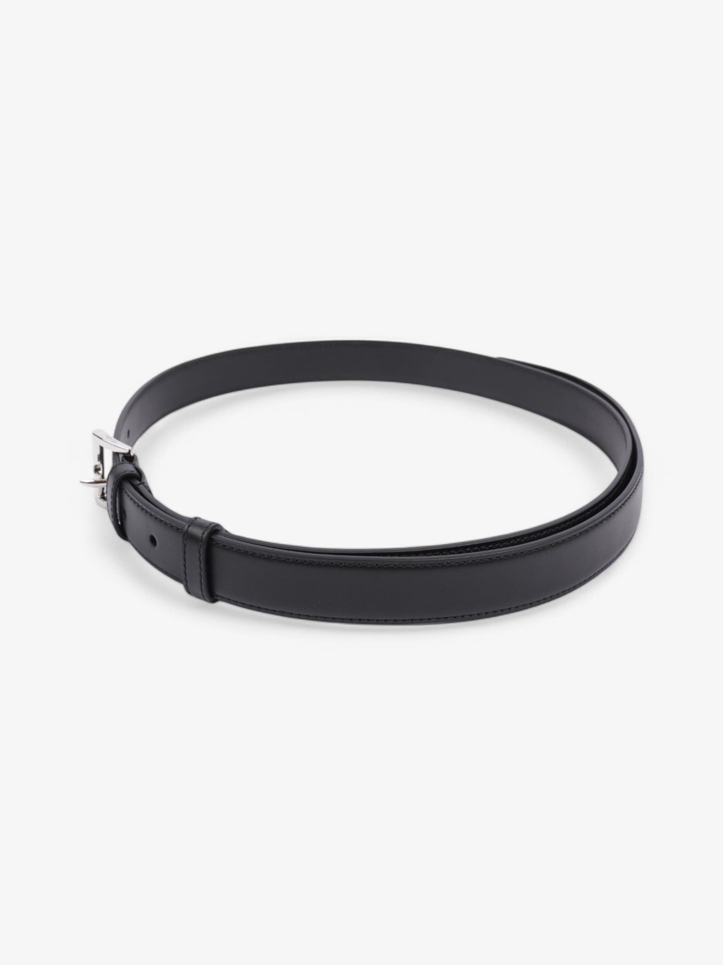Prada Prada Leather Belt Cinture Black Leather