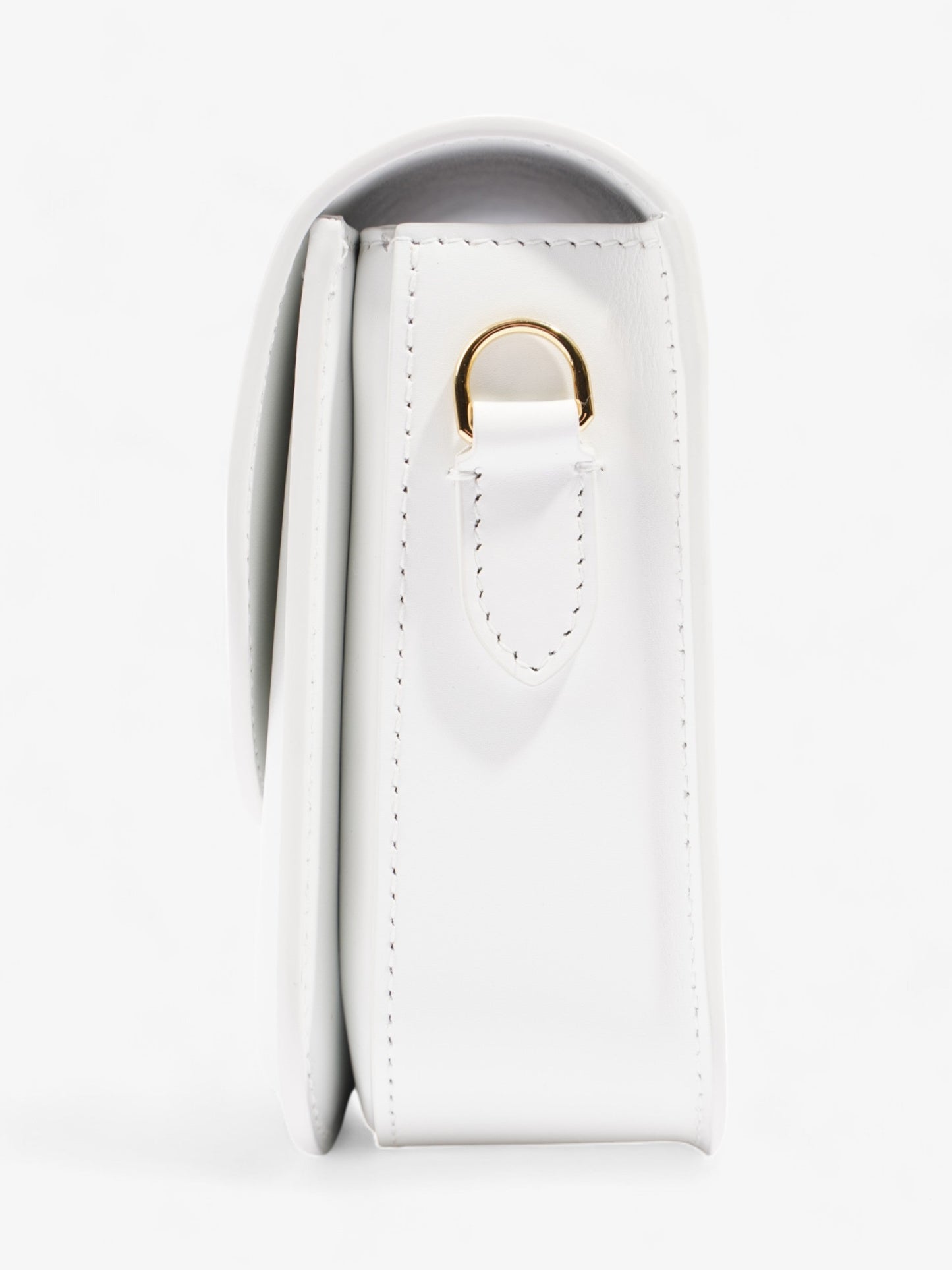 Burberry Elizabeth Bag White Calfskin Leather Small
