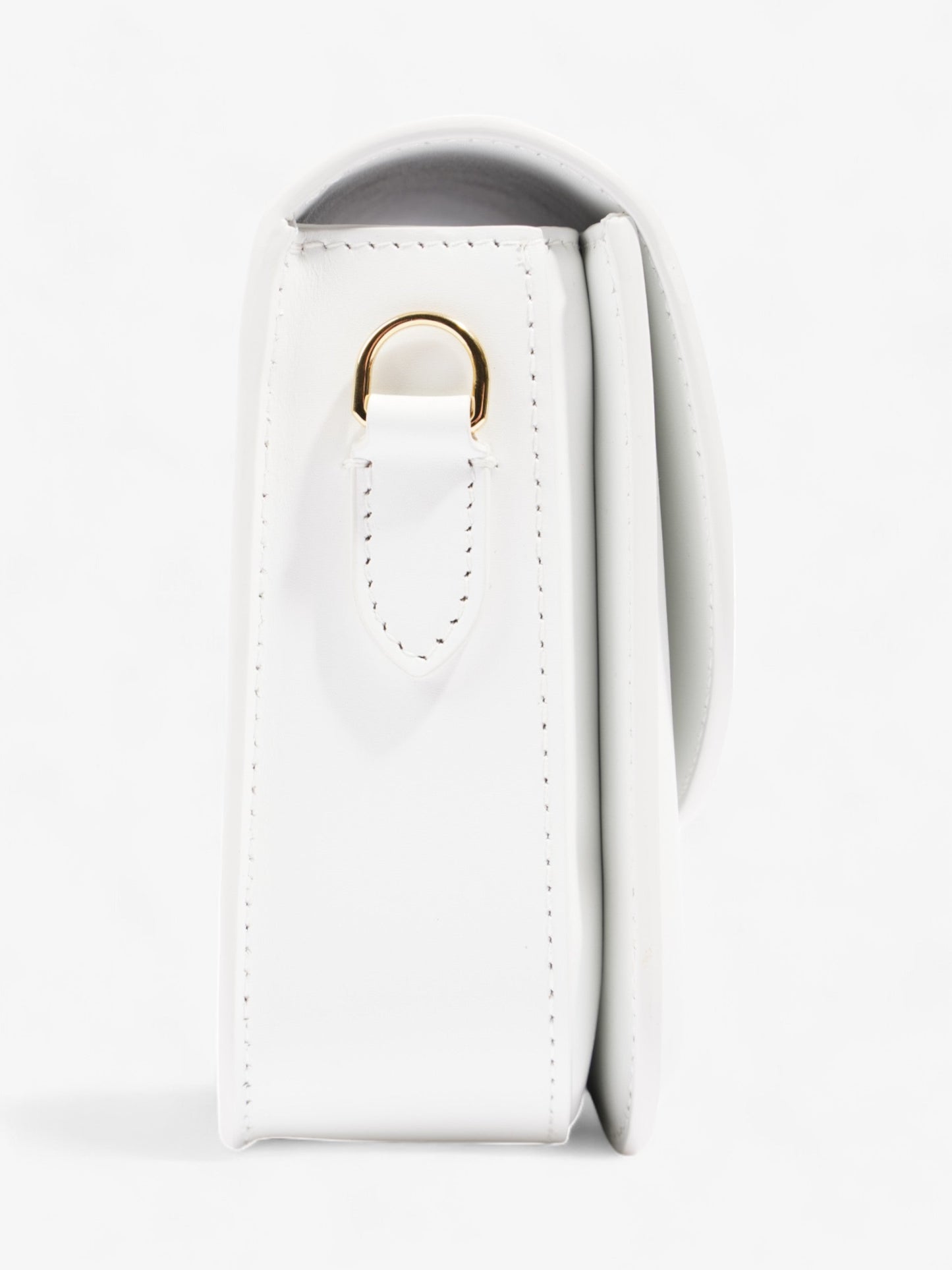 Burberry Elizabeth Bag White Calfskin Leather Small