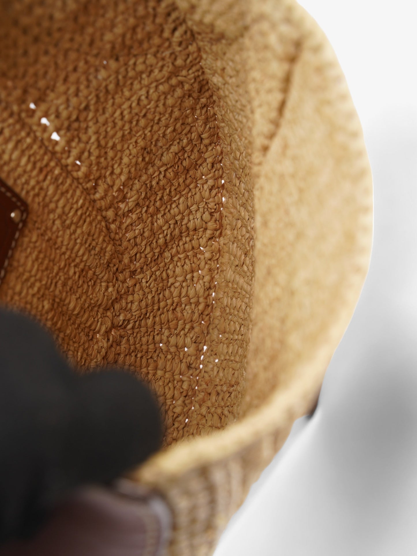Prada Open Hobo Brown / Neutral Raffia
