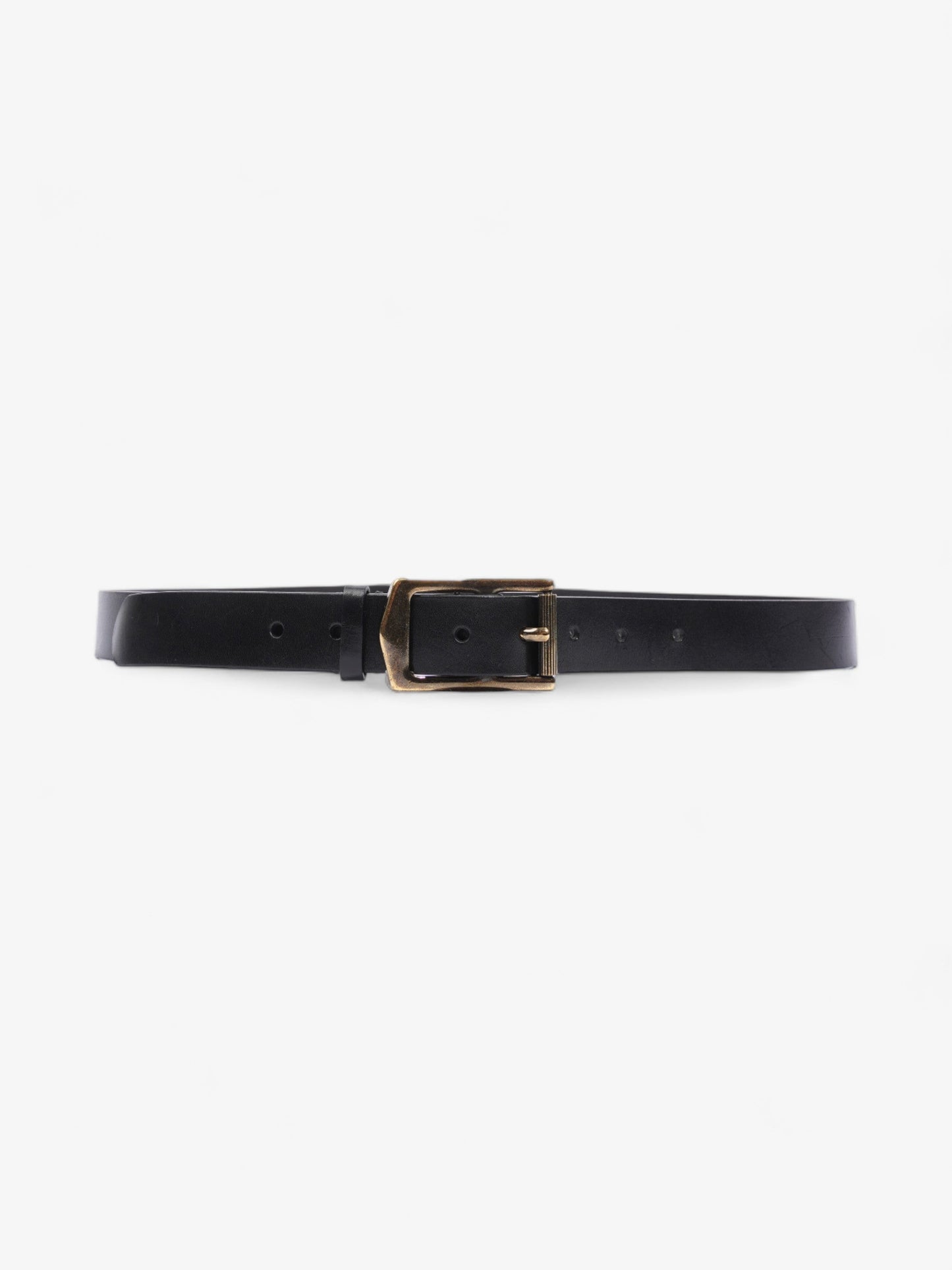 Burberry Buckle Belt Black Leather 100cm 40"