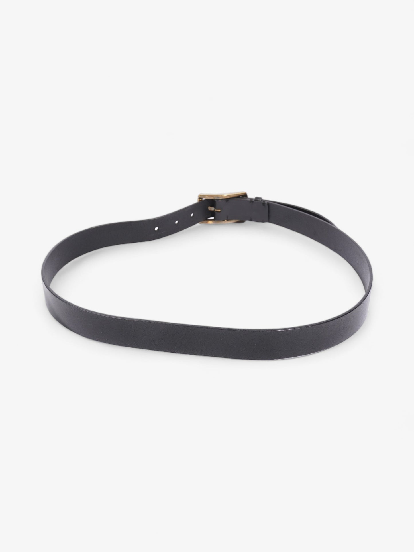 Burberry Buckle Belt Black Leather 100cm 40"